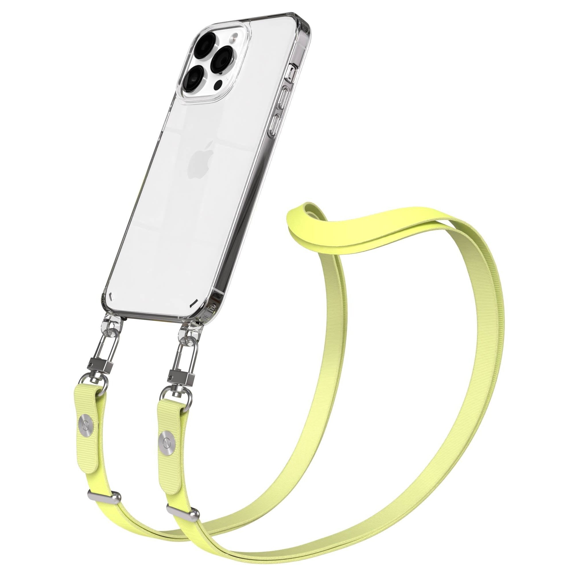 iPhone 14 Pro Max Schutzhülle mit magnetisch verstellbarem Crossbody Umhängeband
