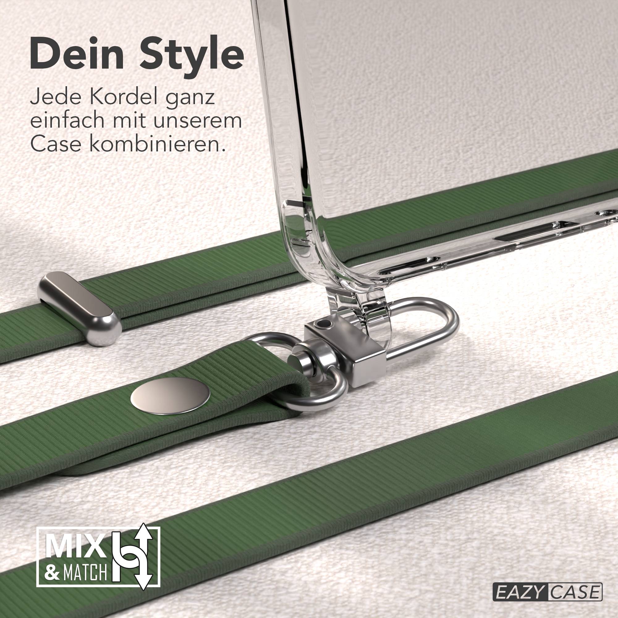 Samsung Galaxy A16 MagSafe Hülle mit magnetischer Crossbody Handykette im Set #farbe_grun-magsafe-funktion-mit-magsafe