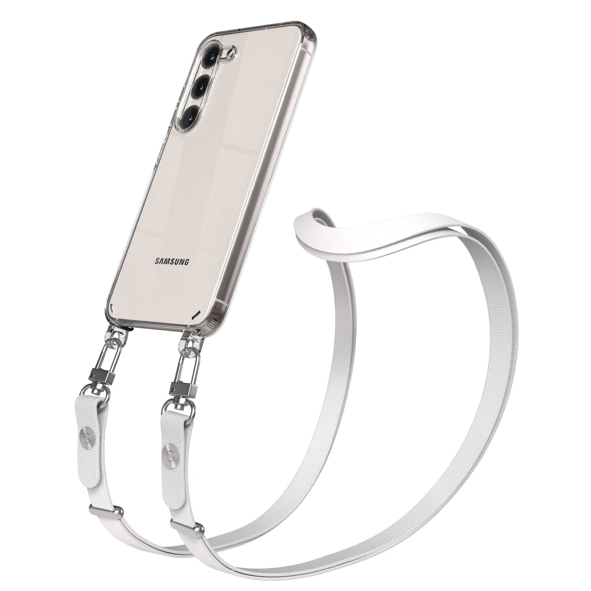 Samsung Galaxy S23 Schutzhülle mit magnetisch verstellbarem Crossbody-Umhängeband