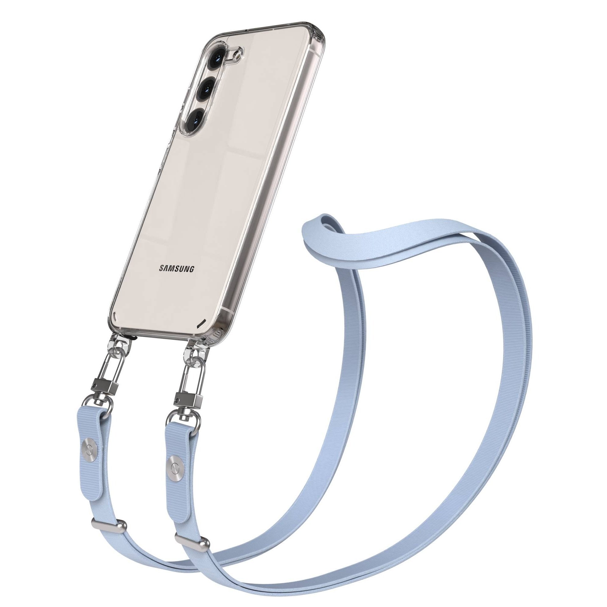 Samsung Galaxy S23 Schutzhülle mit magnetisch verstellbarem Crossbody-Umhängeband