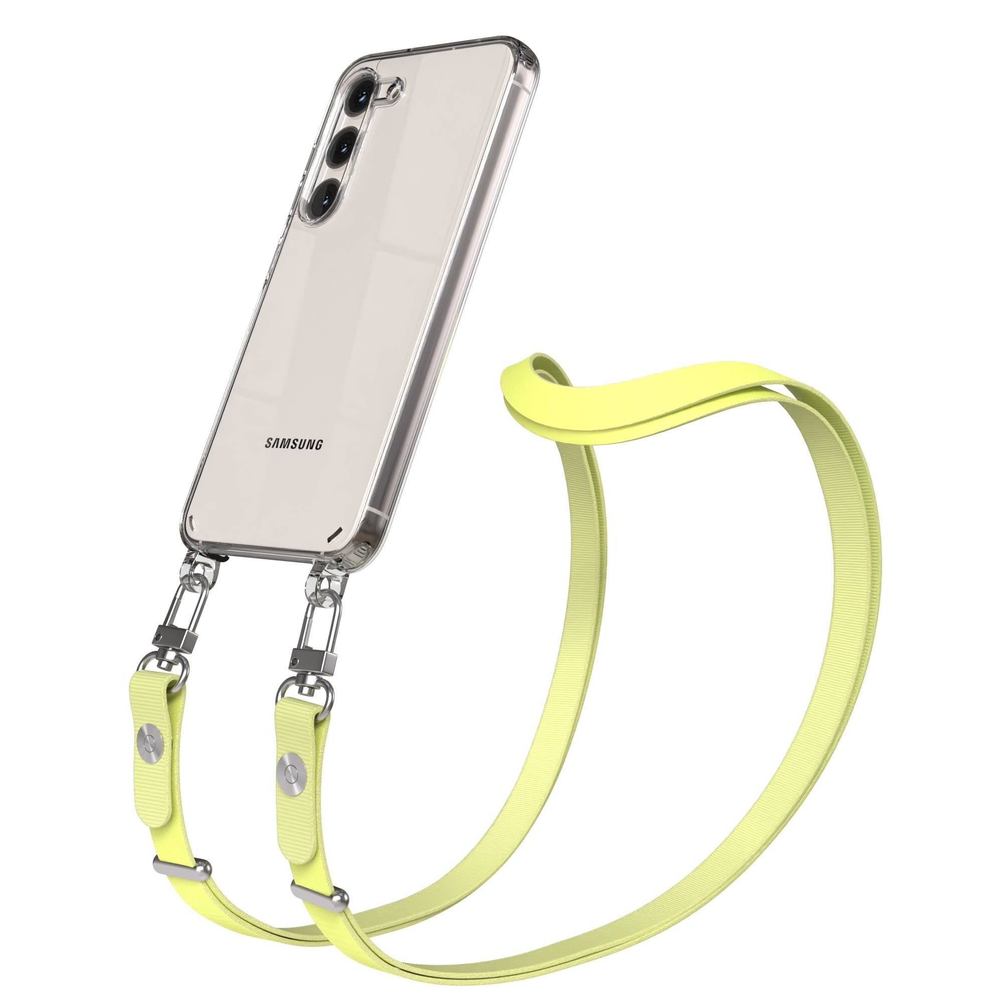 Samsung Galaxy S23 Schutzhülle mit magnetisch verstellbarem Crossbody-Umhängeband