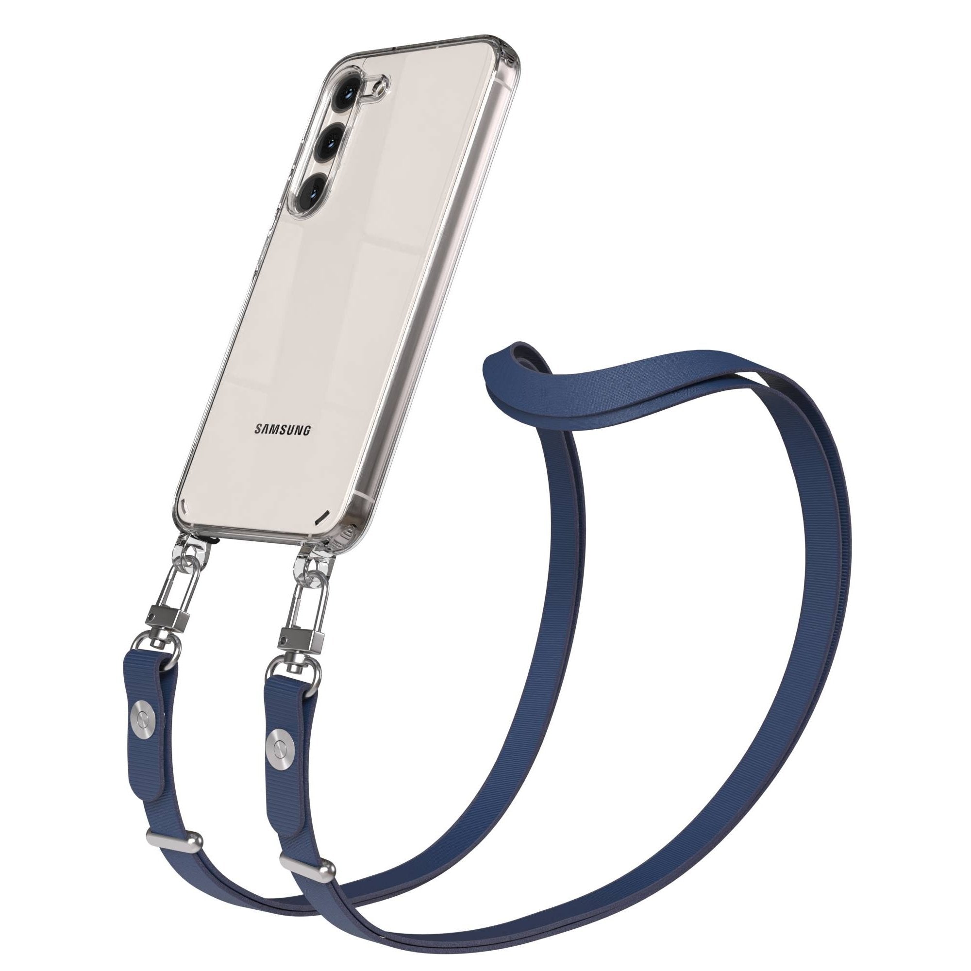 Samsung Galaxy S23 Schutzhülle mit magnetisch verstellbarem Crossbody-Umhängeband