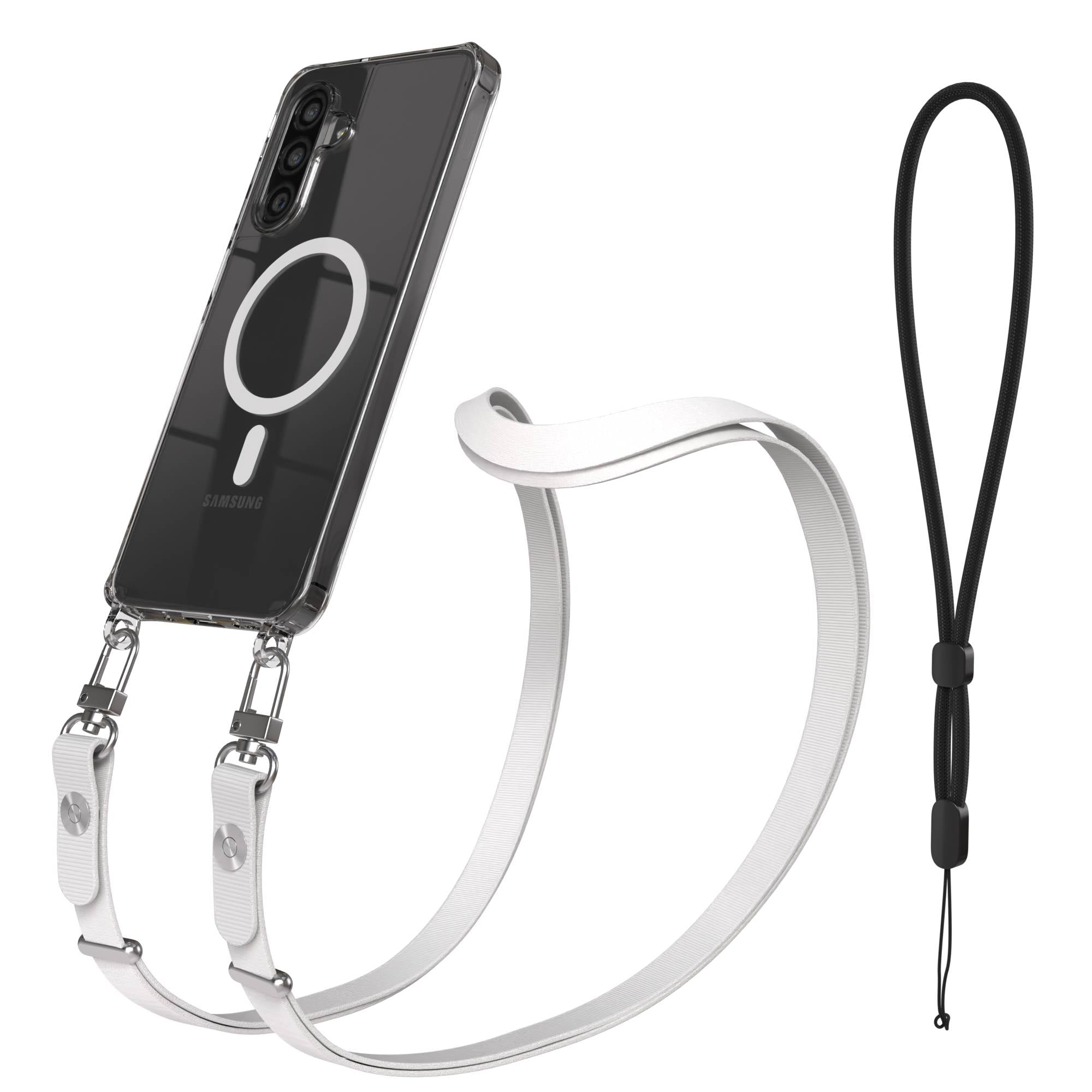 Samsung Galaxy A26 MagSafe Hülle mit magnetischem Crossbody-Umhängegurt Set