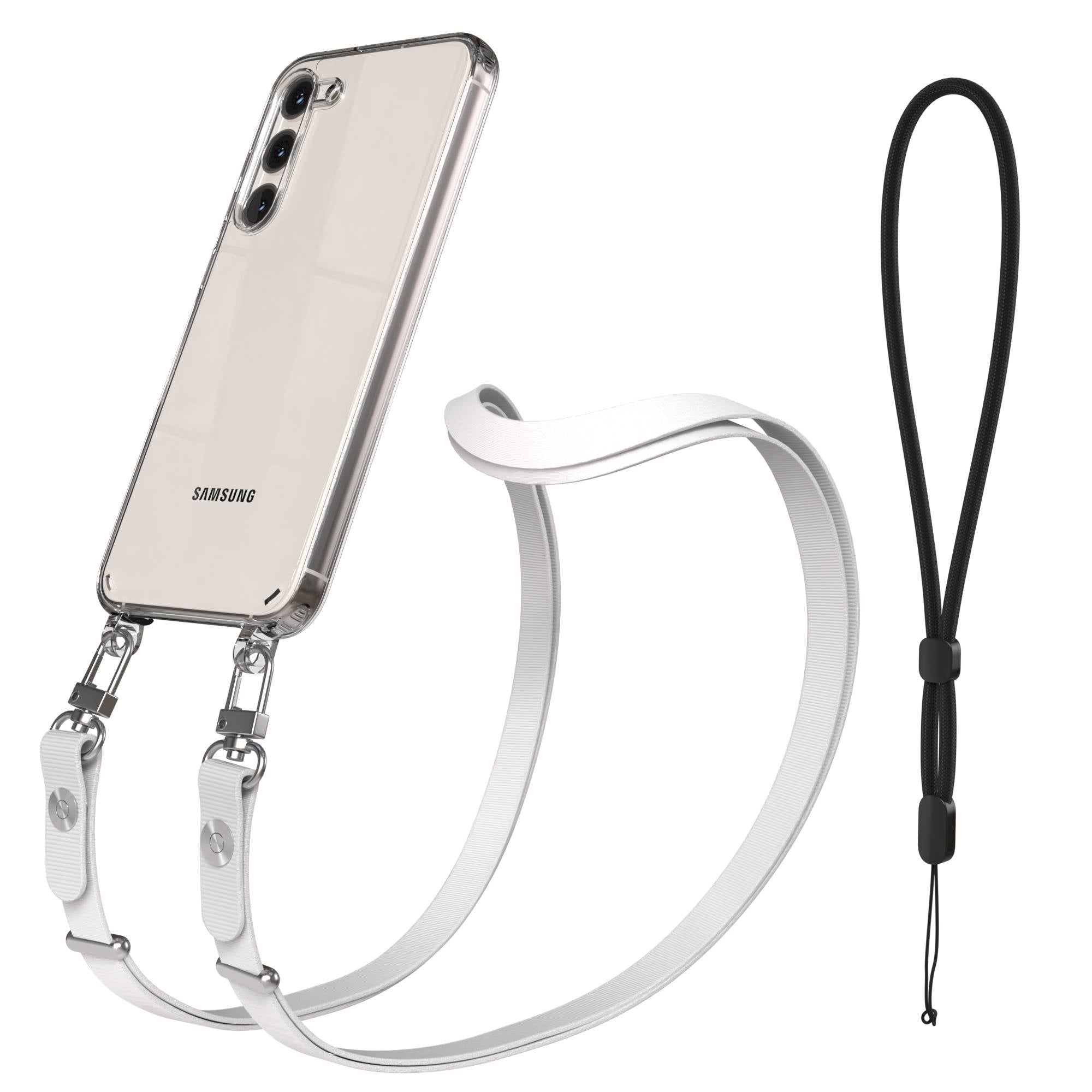 Samsung Galaxy S23 Plus Schutzhülle mit magnetisch verstellbarem Crossbody-Umhängeband