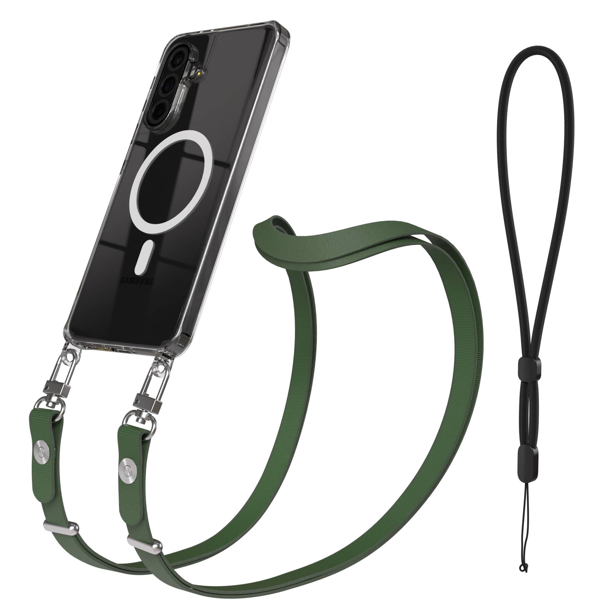 Samsung Galaxy A36 MagSafe Hülle mit magnetischer Crossbody Handykette