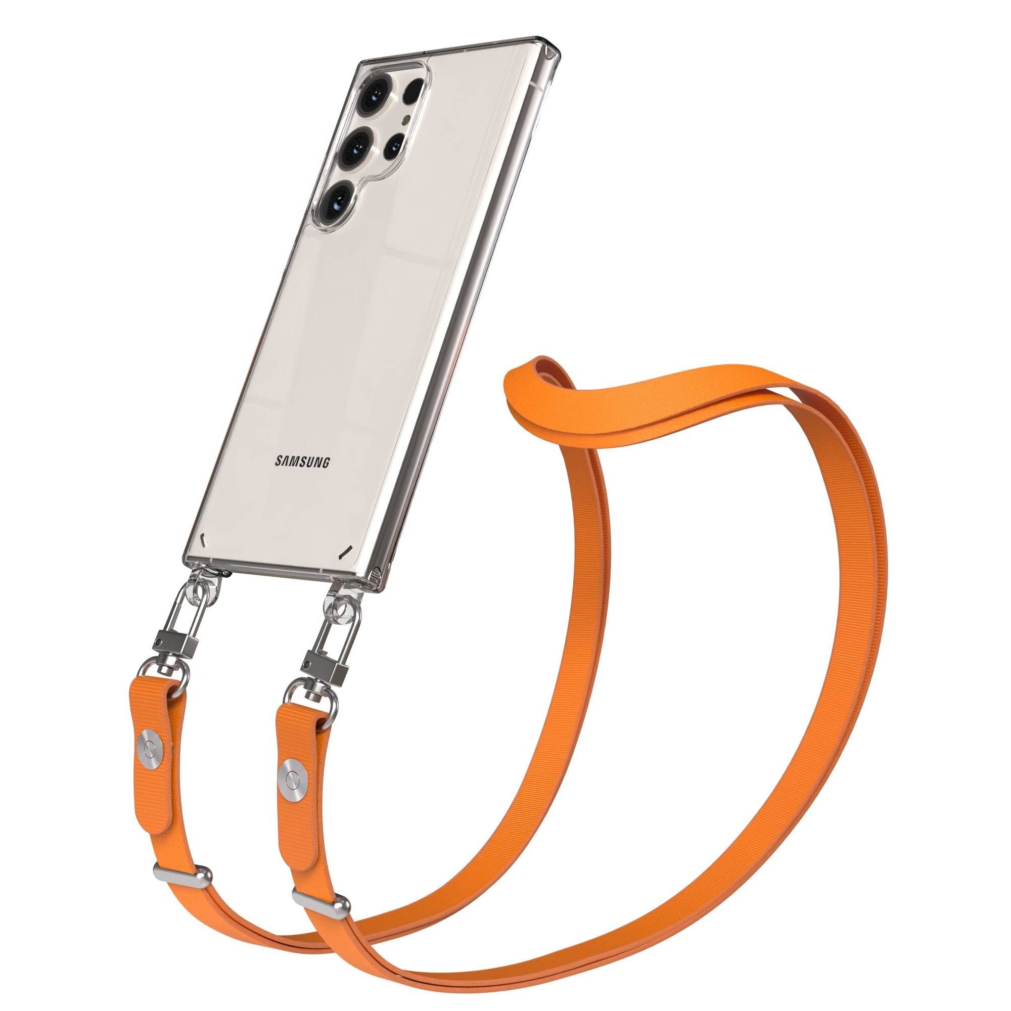 Samsung Galaxy S23 Ultra Schutzhülle mit magnetisch verstellbarem Crossbody-Umhängeband