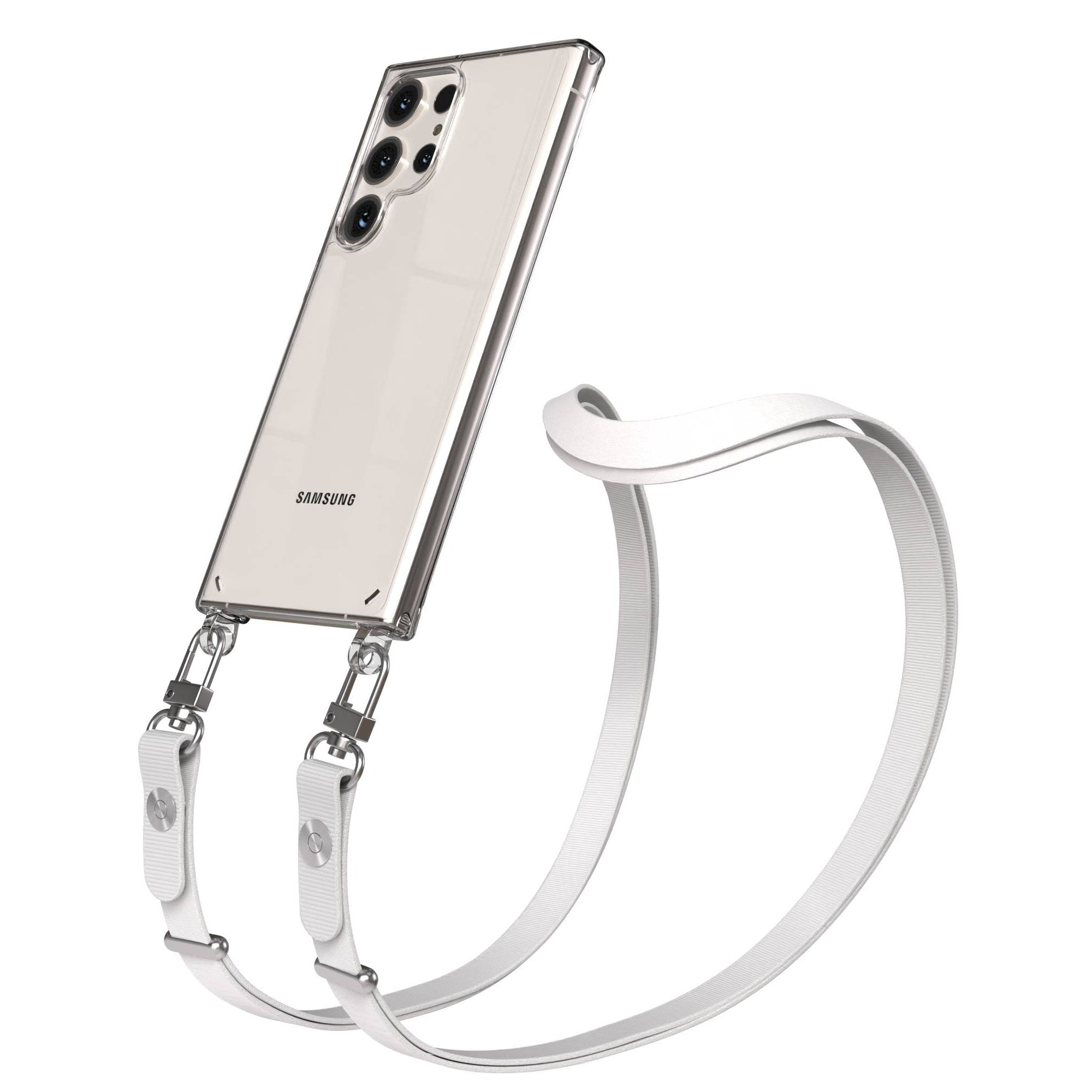 Samsung Galaxy S23 Ultra Schutzhülle mit magnetisch verstellbarem Crossbody-Umhängeband
