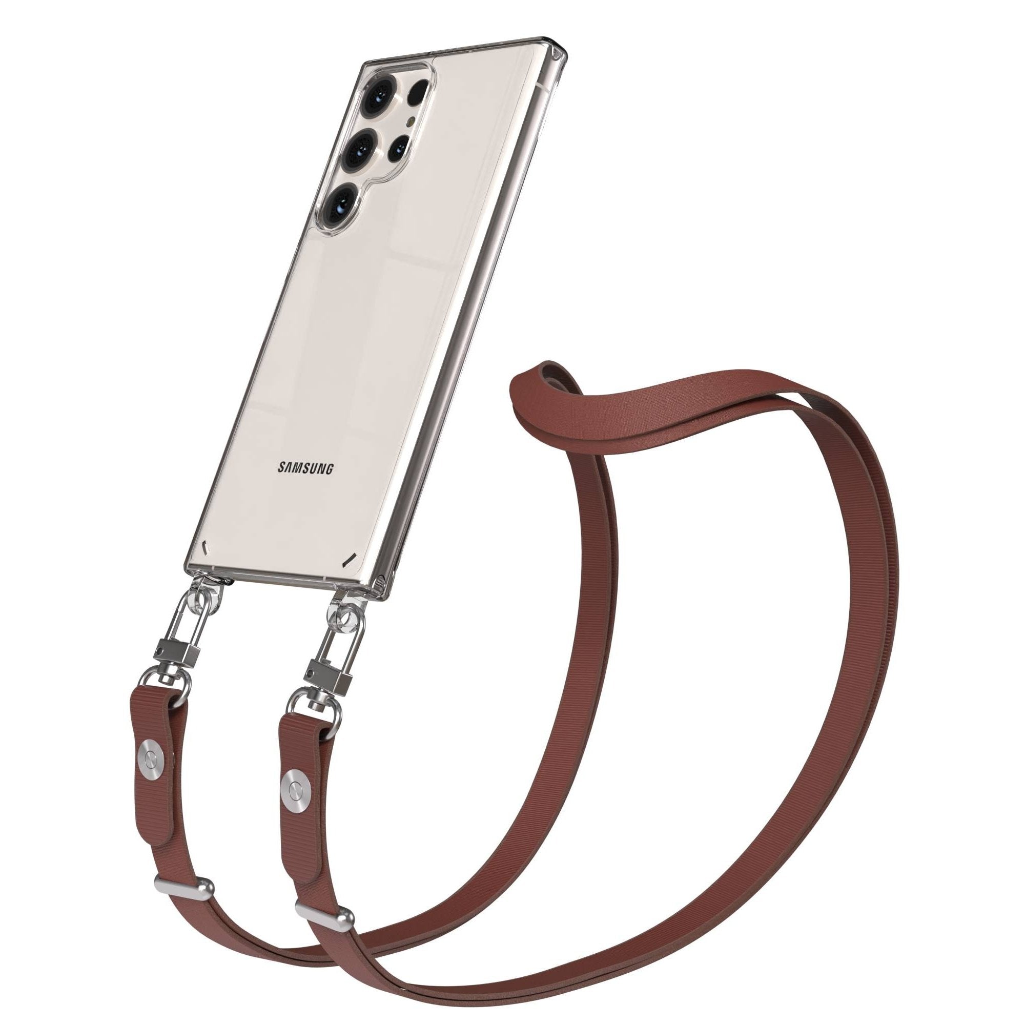 Samsung Galaxy S23 Ultra Schutzhülle mit magnetisch verstellbarem Crossbody-Umhängeband