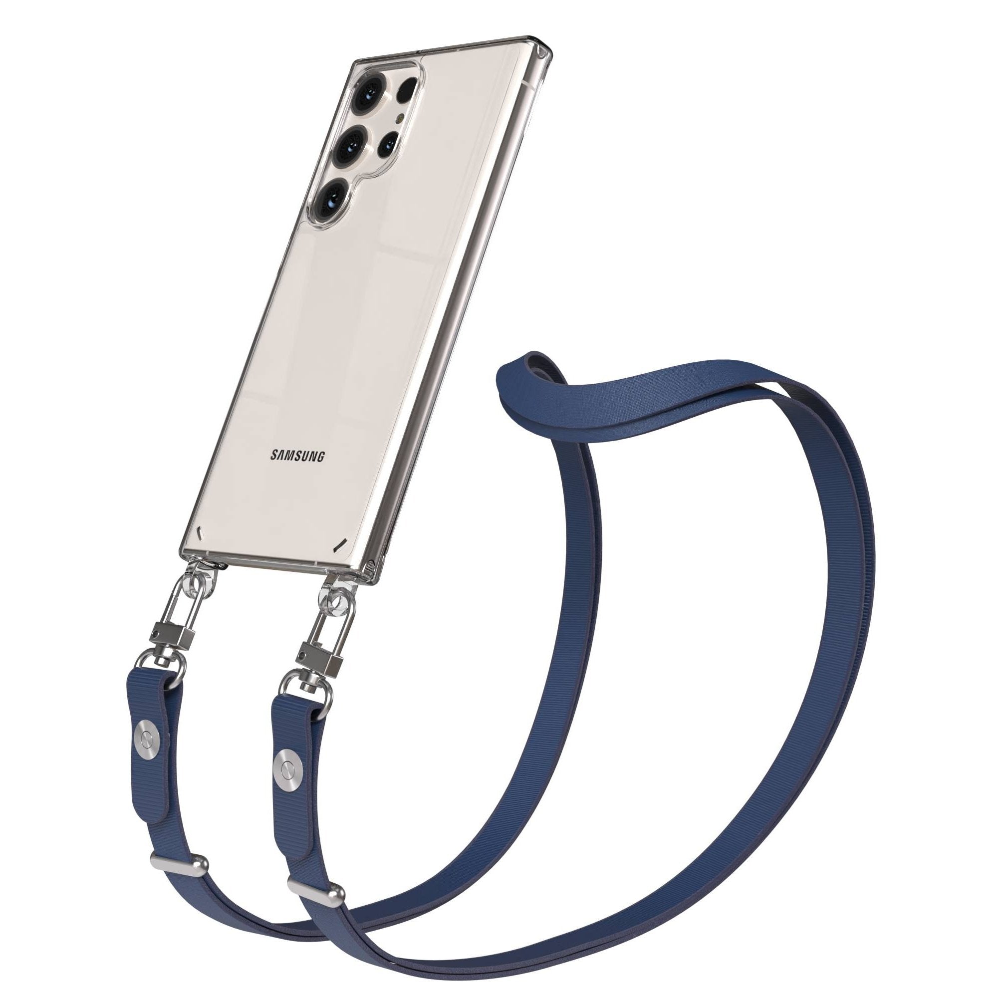 Samsung Galaxy S23 Ultra Schutzhülle mit magnetisch verstellbarem Crossbody-Umhängeband