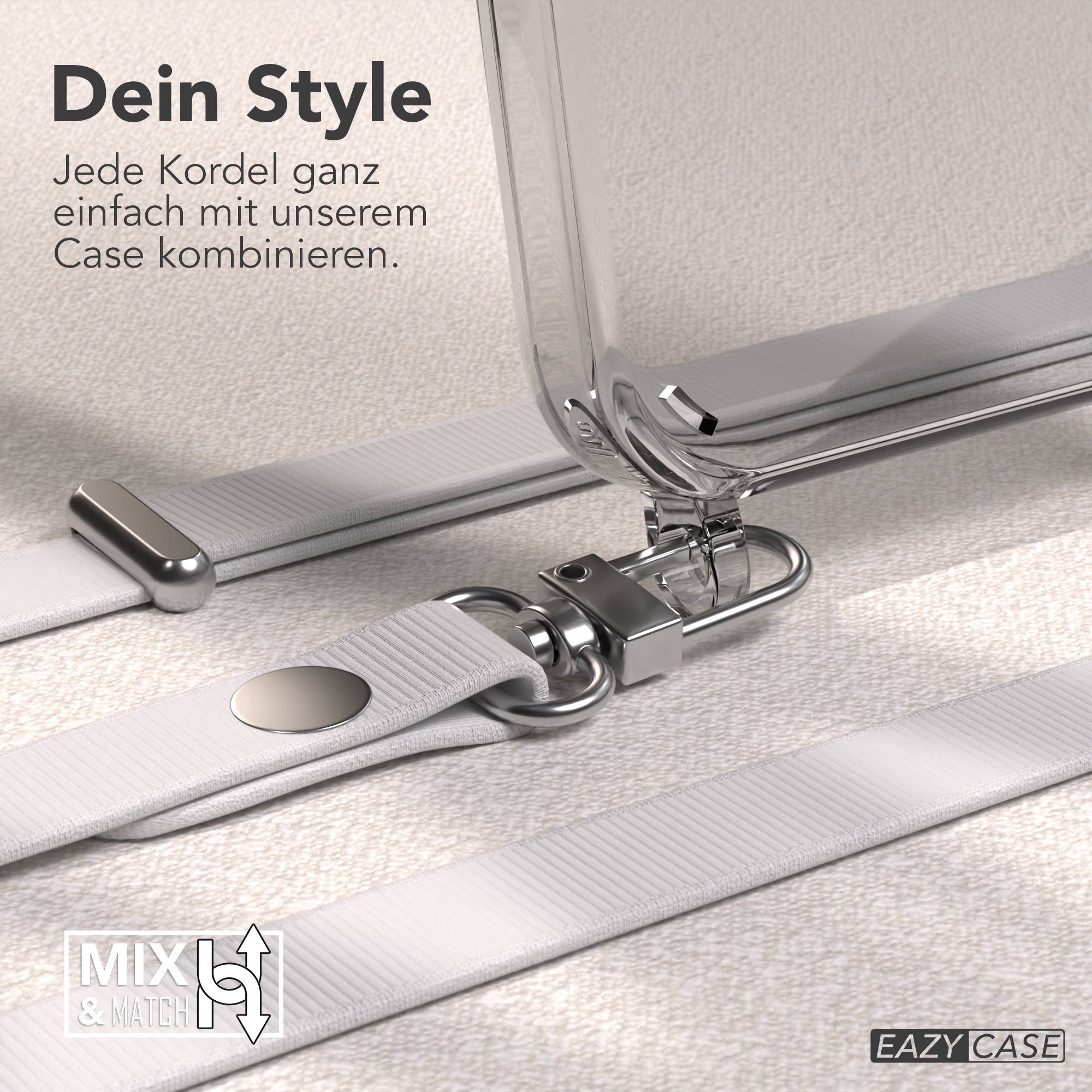 iPhone 15 Pro MagSafe Hülle mit magnetischer Crossbody Handykette von EAZY CASE #farbe_grau-magsafe-funktion-mit-magsafe