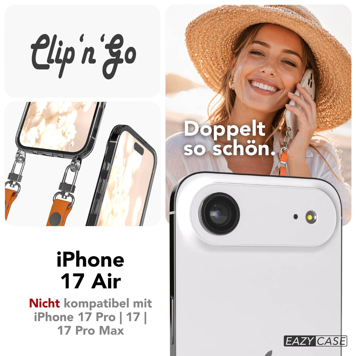 iPhone Air MagSafe Hülle + magnetisches Band