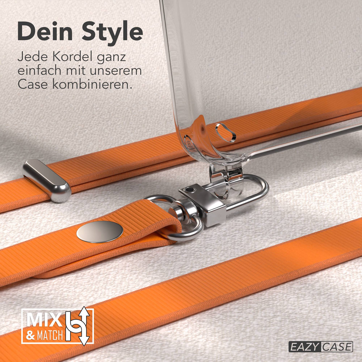 Samsung Galaxy S24 MagSafe Schutzhülle mit magnetischer Crossbody Handykette #farbe_orange-magsafe-funktion-ohne-magsafe