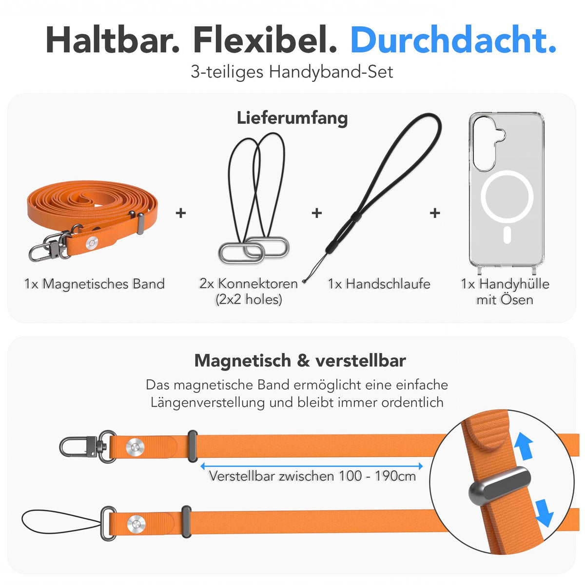 Galaxy S26 MagSafe Hülle + magnetisches Band