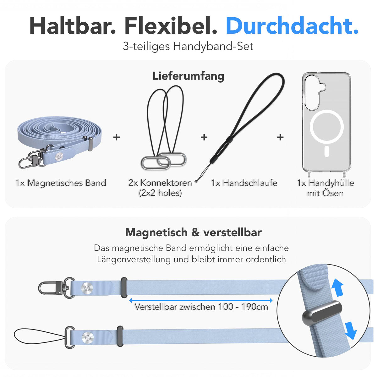 Galaxy S26 MagSafe Hülle + magnetisches Band