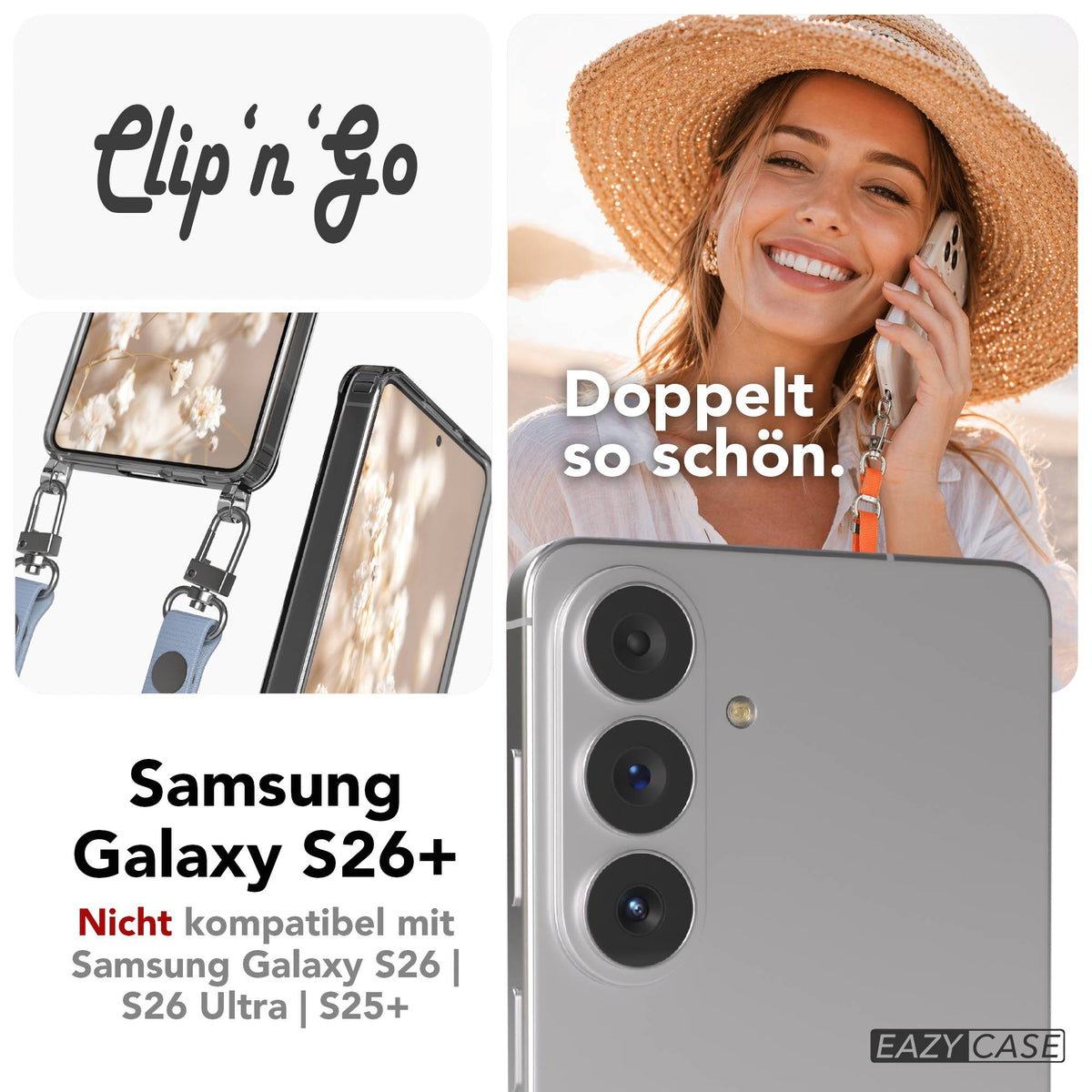Galaxy S26 Plus MagSafe Hülle + magnetisches Band
