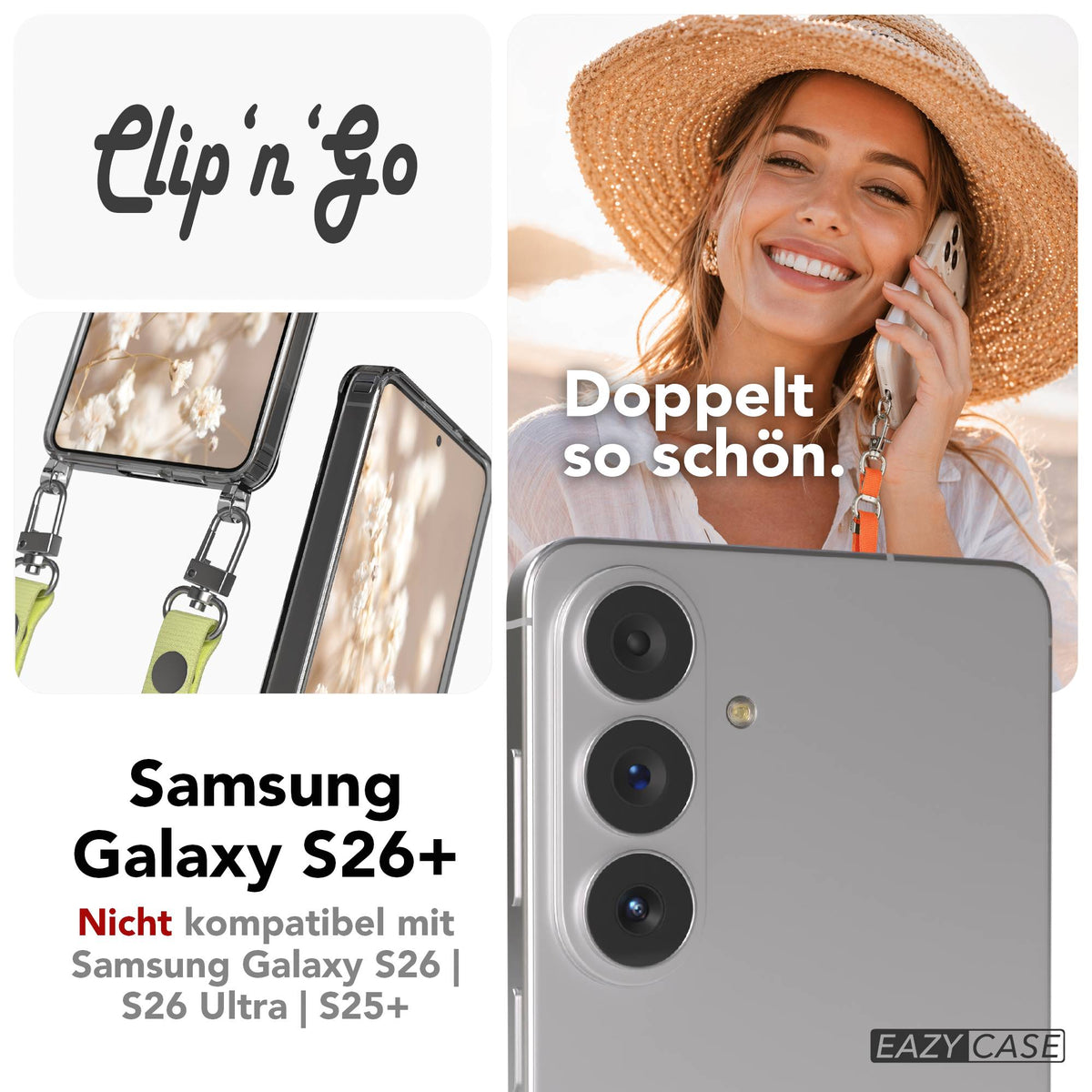 Galaxy S26 Plus MagSafe Hülle + magnetisches Band