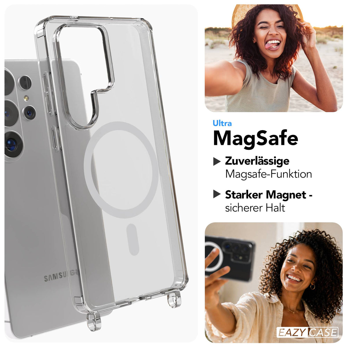 Galaxy S26 Ultra MagSafe Hülle + magnetisches Band