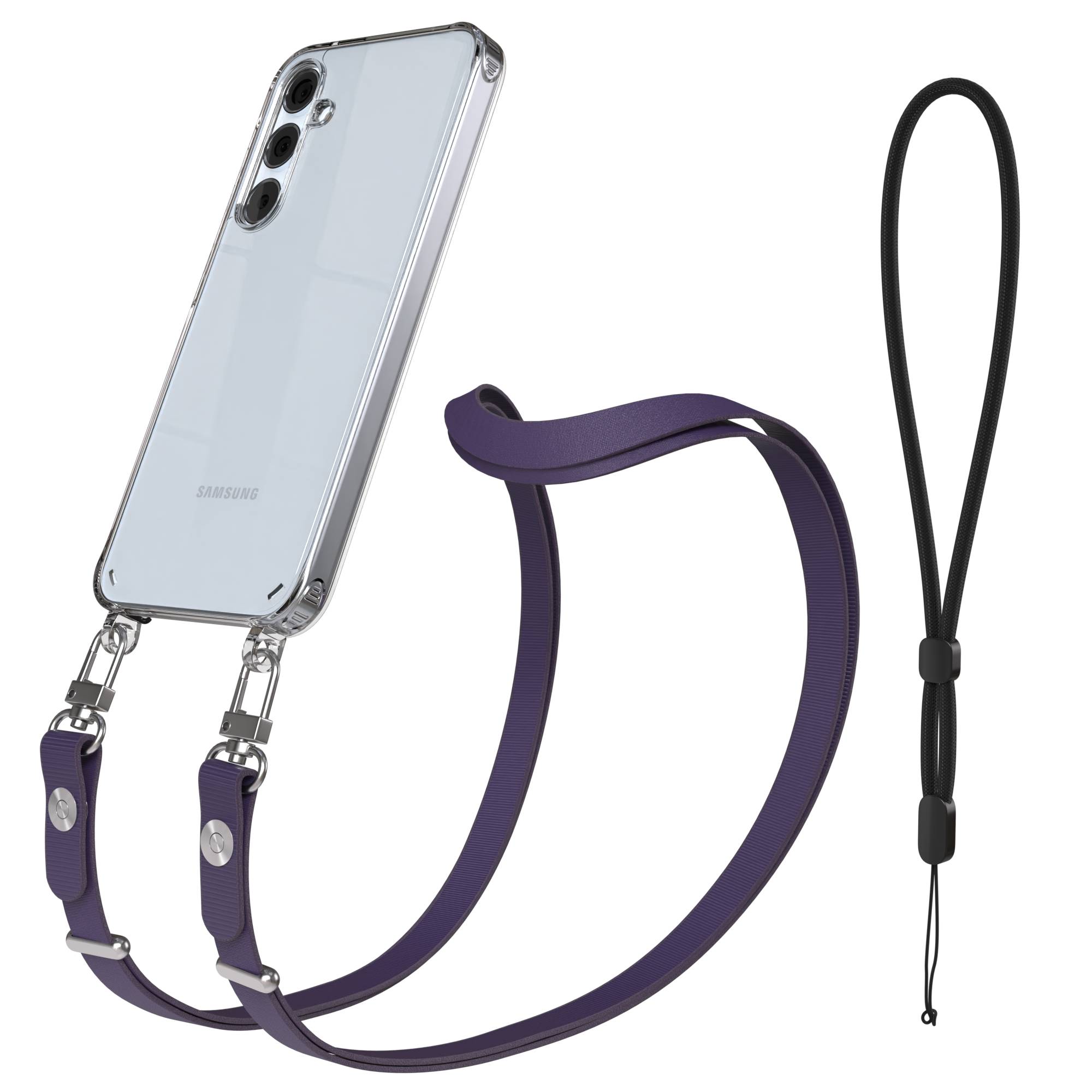 Samsung Galaxy A35 Schutzhülle mit magnetischem Crossbody Umhängeband