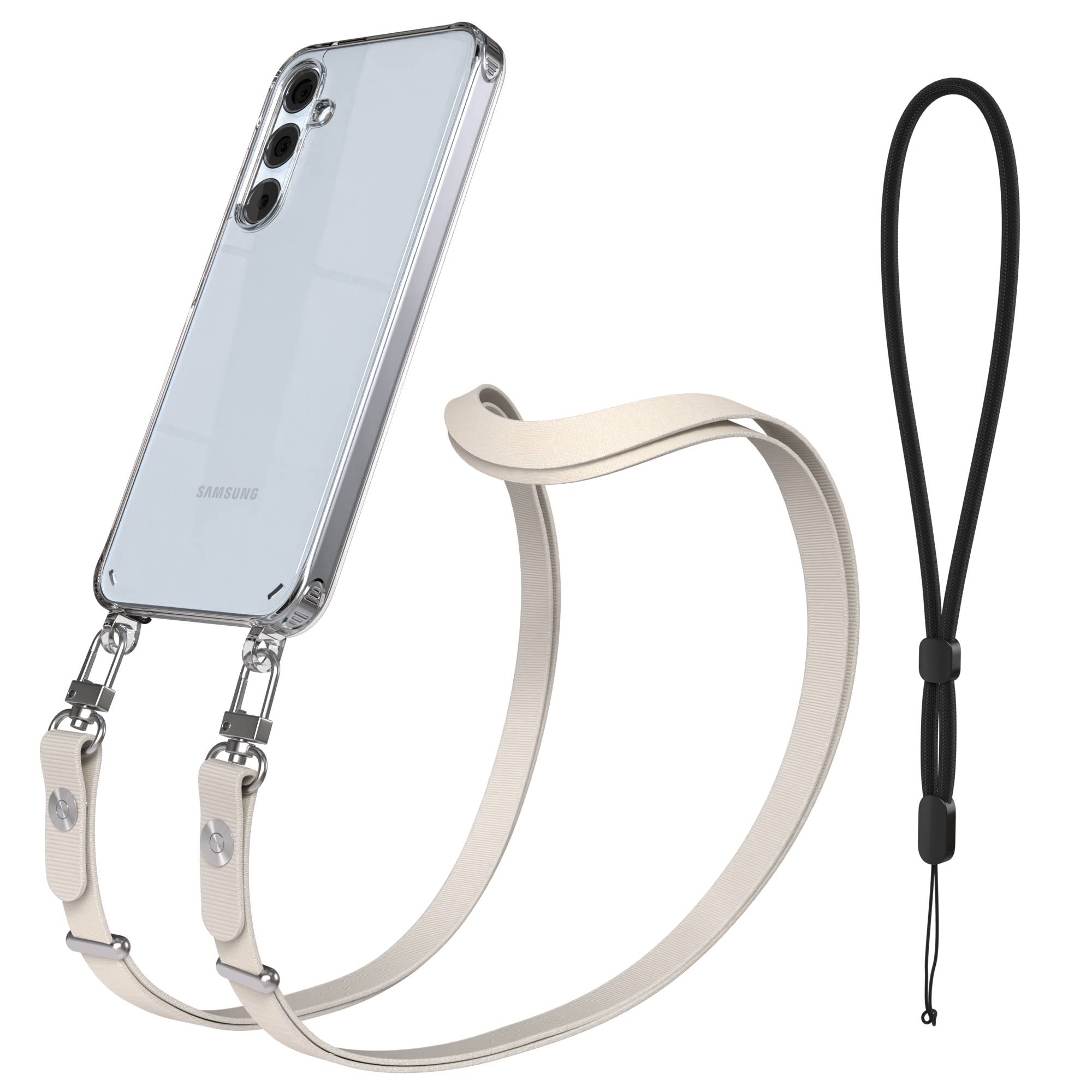Samsung Galaxy A35 Schutzhülle mit magnetischem Crossbody Umhängeband