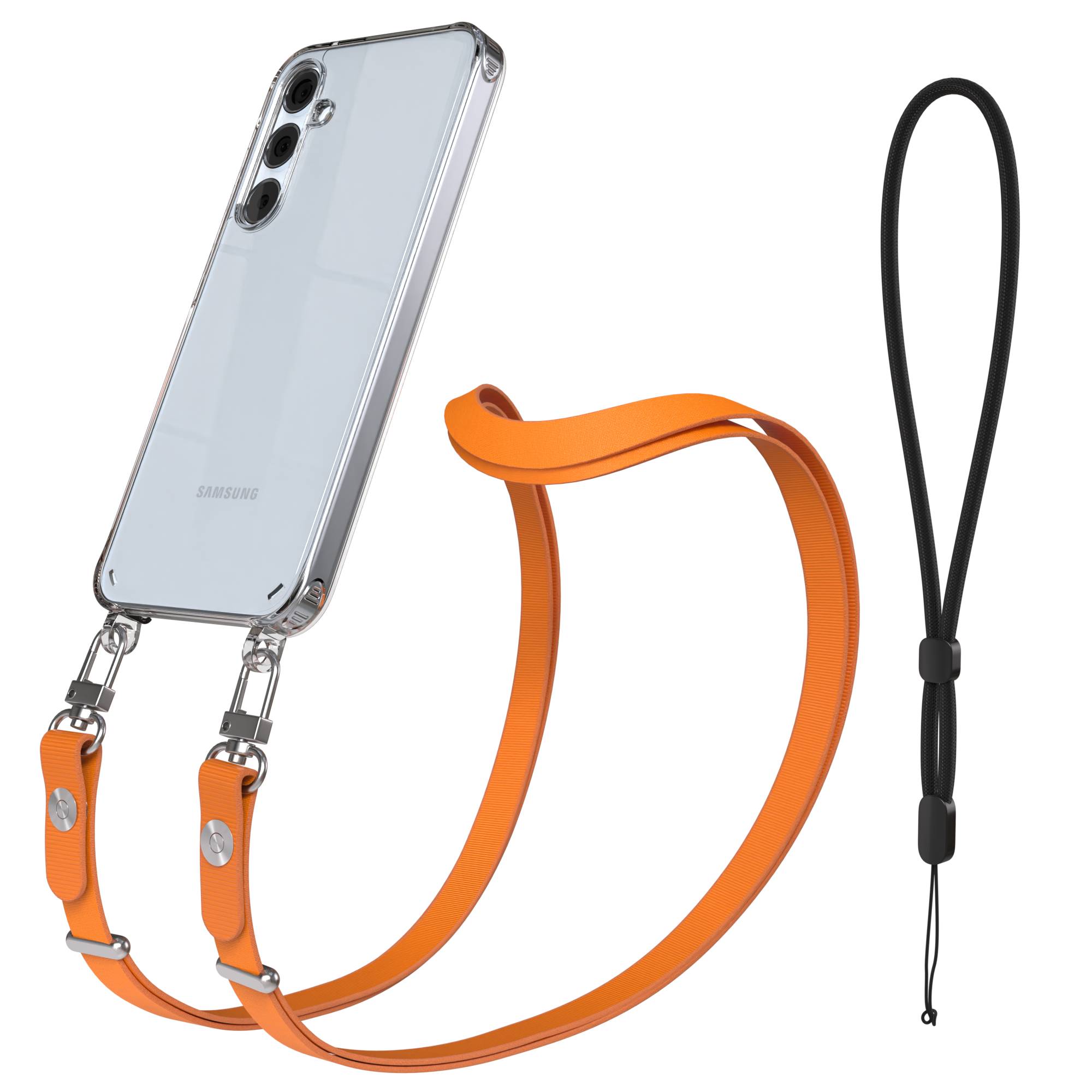 Samsung Galaxy A35 Schutzhülle mit magnetischem Crossbody Umhängeband