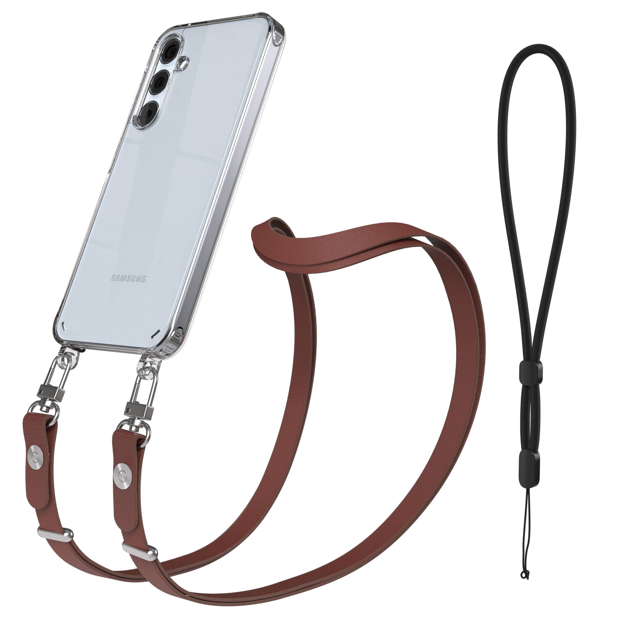 Samsung Galaxy A35 Schutzhülle mit magnetischem Crossbody Umhängeband