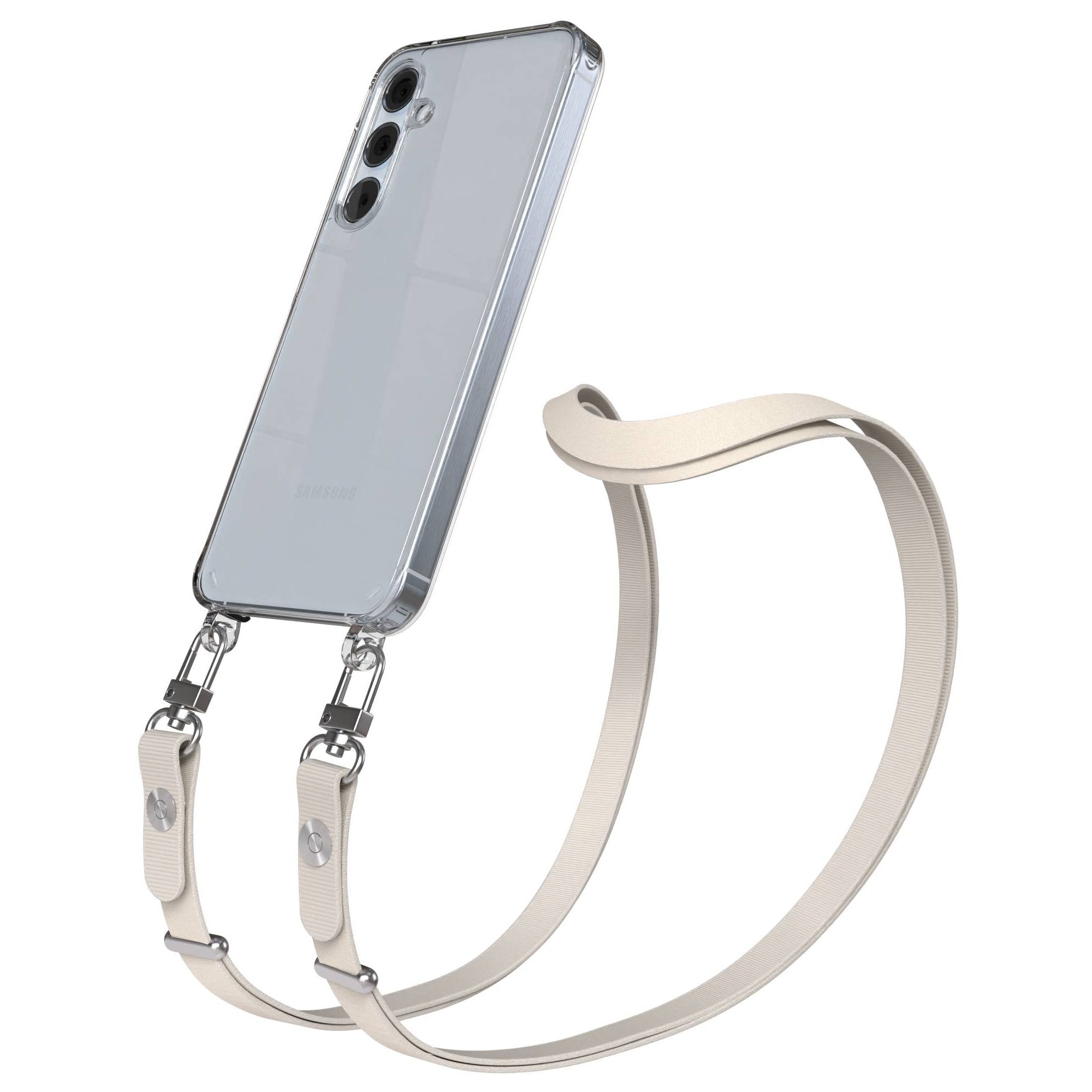 Samsung Galaxy A55 Schutzhülle mit magnetisch verstellbarem Crossbody-Umhängeband