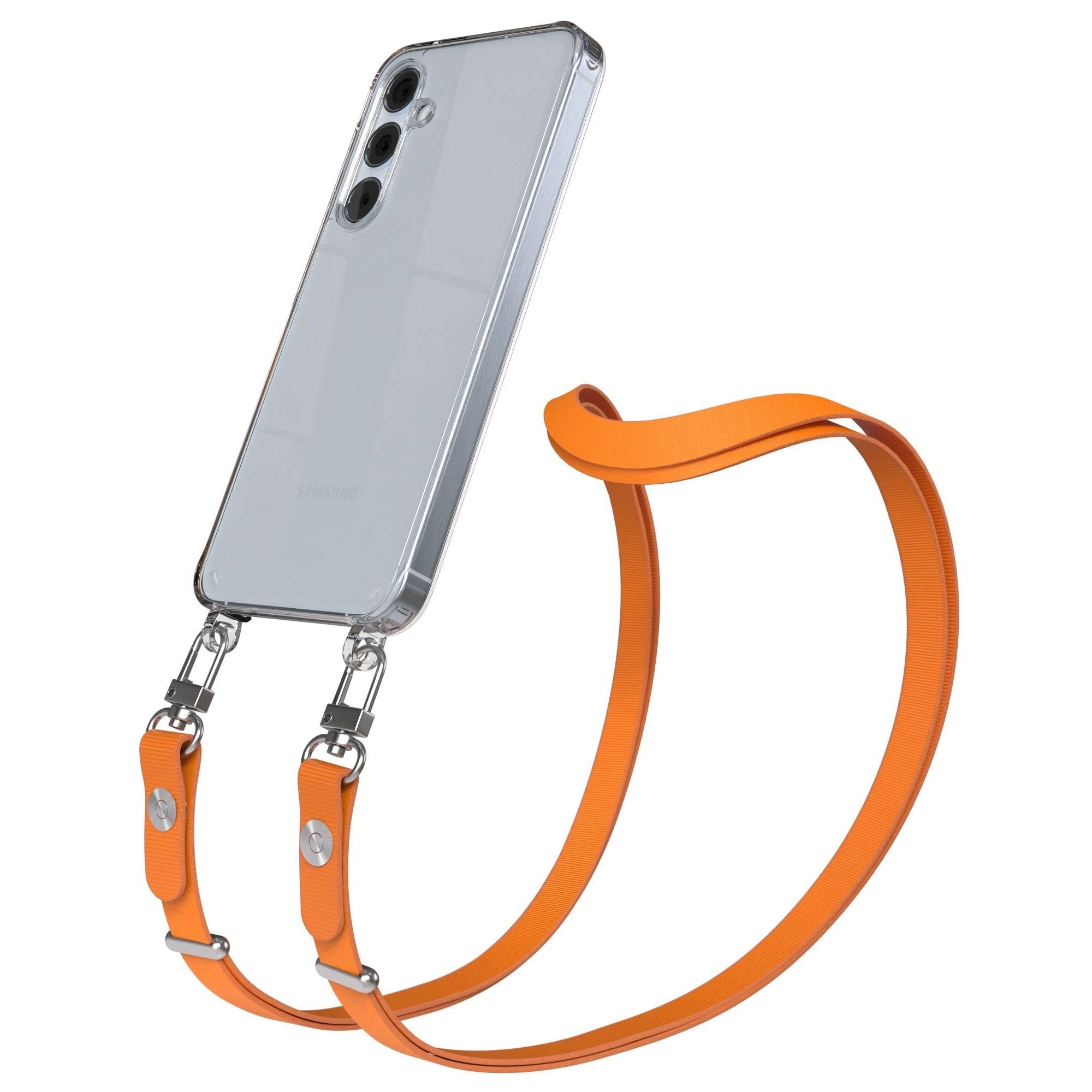 Samsung Galaxy A55 Schutzhülle mit magnetisch verstellbarem Crossbody-Umhängeband