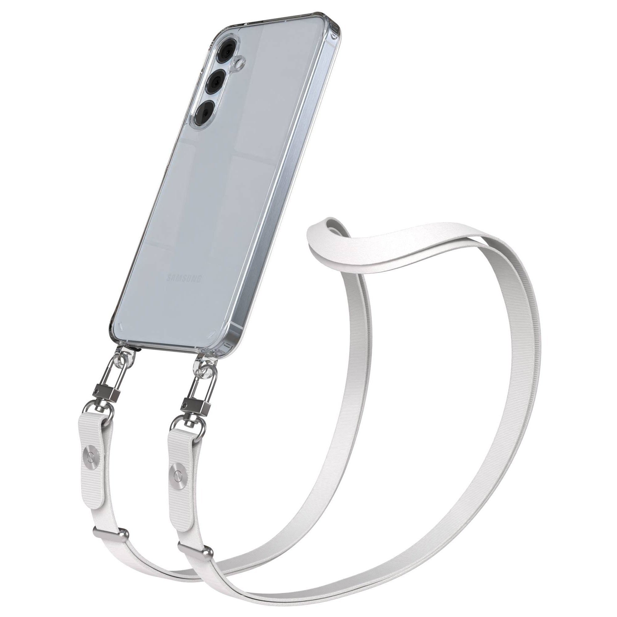Samsung Galaxy A55 Schutzhülle mit magnetisch verstellbarem Crossbody-Umhängeband