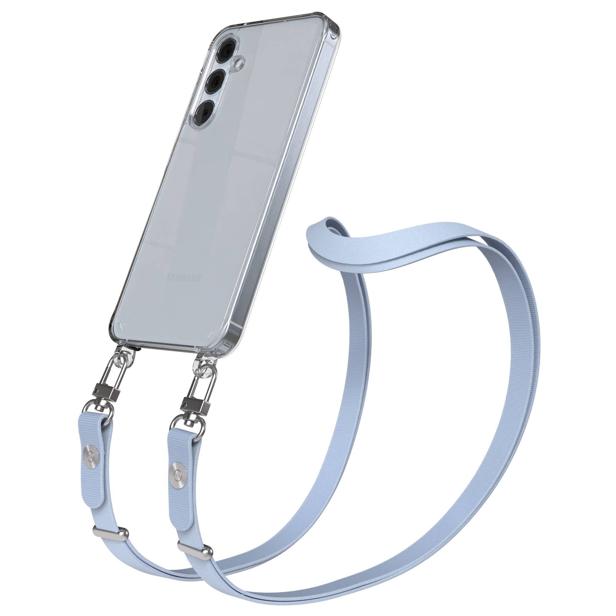 Samsung Galaxy A55 Schutzhülle mit magnetisch verstellbarem Crossbody-Umhängeband