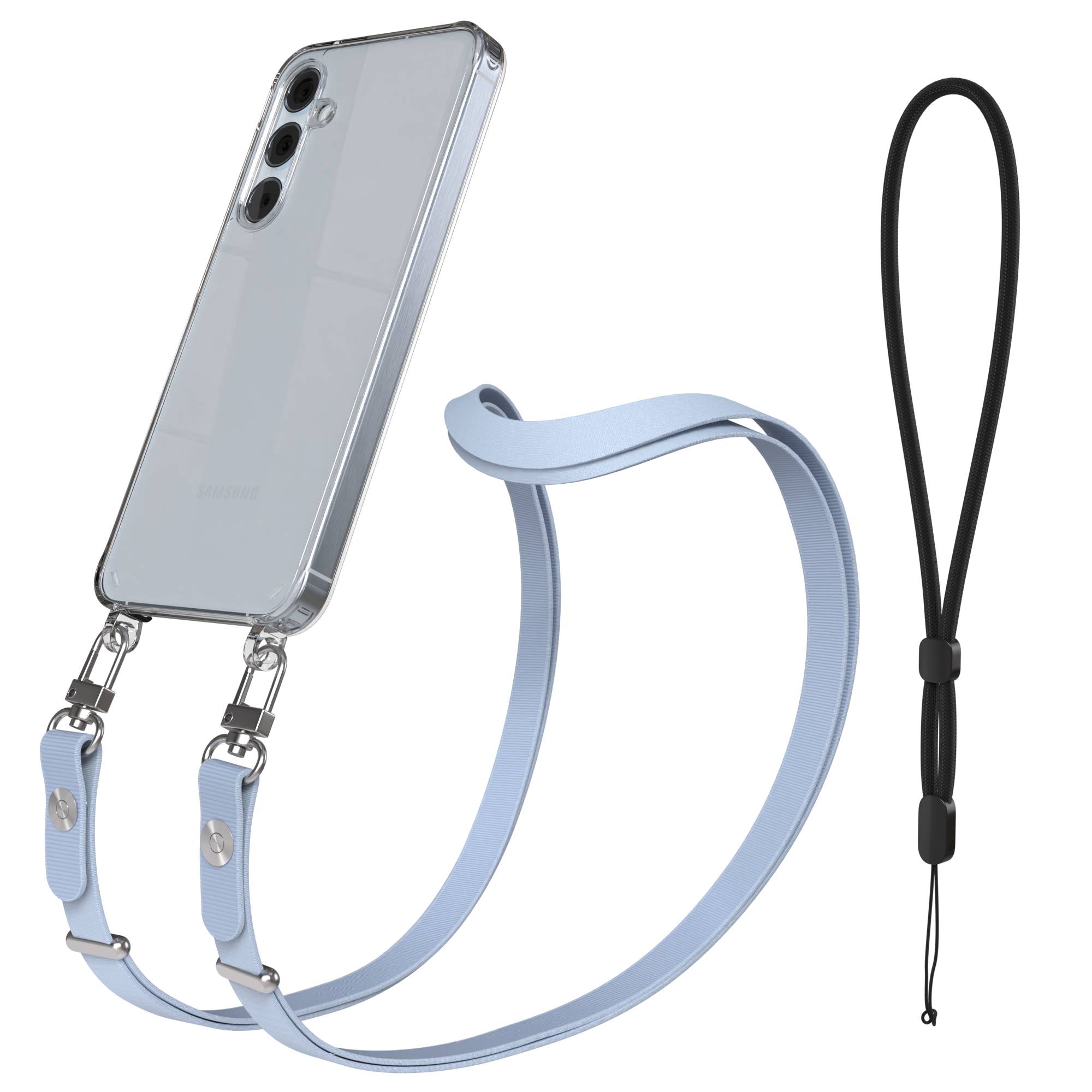Samsung Galaxy A55 Schutzhülle mit magnetisch verstellbarem Crossbody-Umhängeband