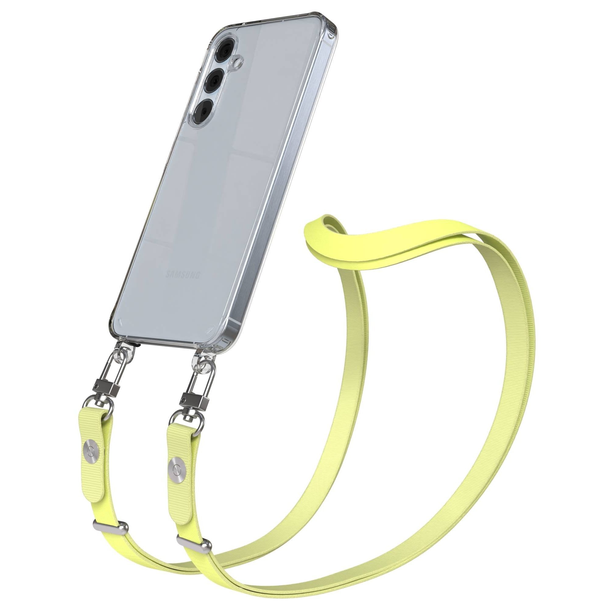 Samsung Galaxy A55 Schutzhülle mit magnetisch verstellbarem Crossbody-Umhängeband