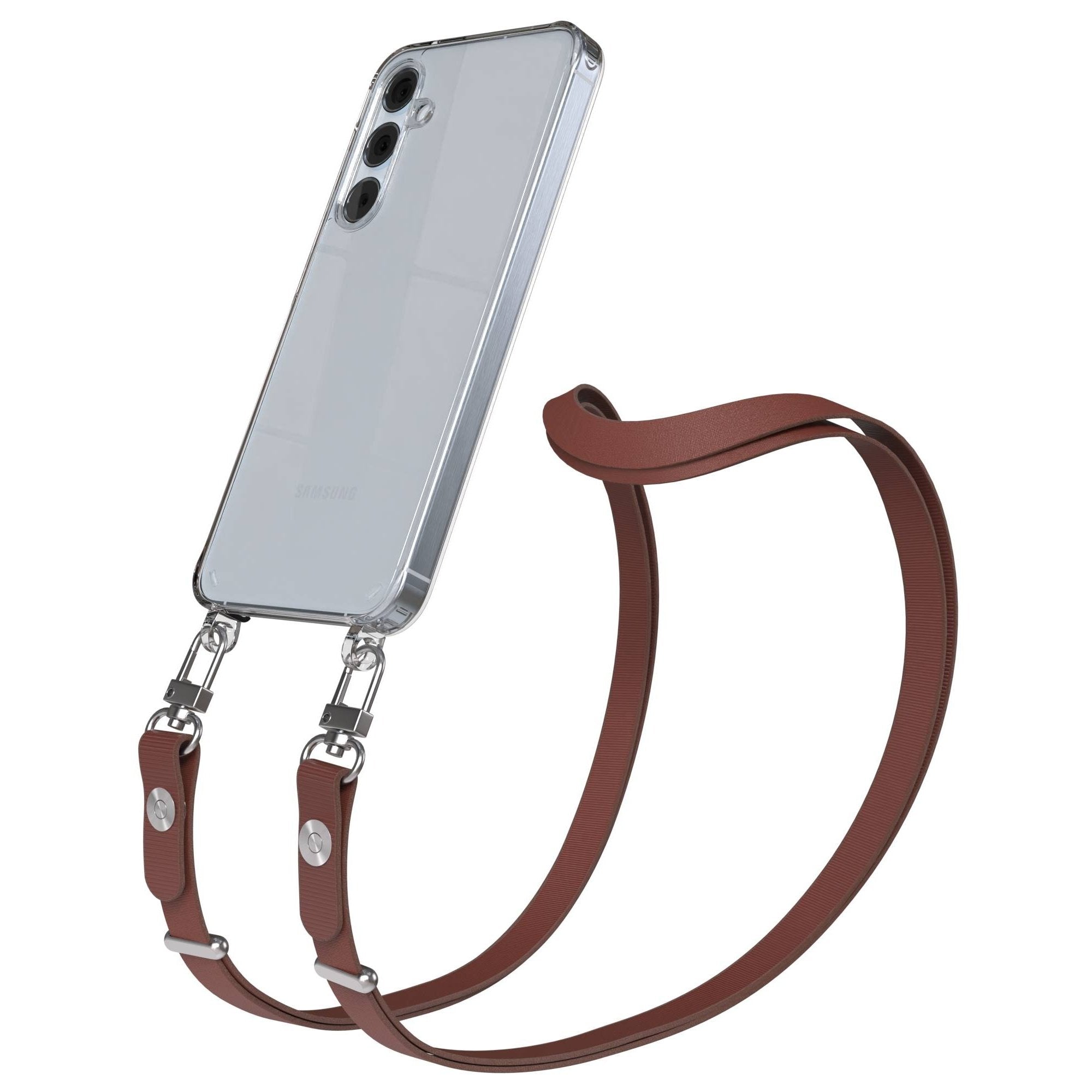 Samsung Galaxy A55 Schutzhülle mit magnetisch verstellbarem Crossbody-Umhängeband