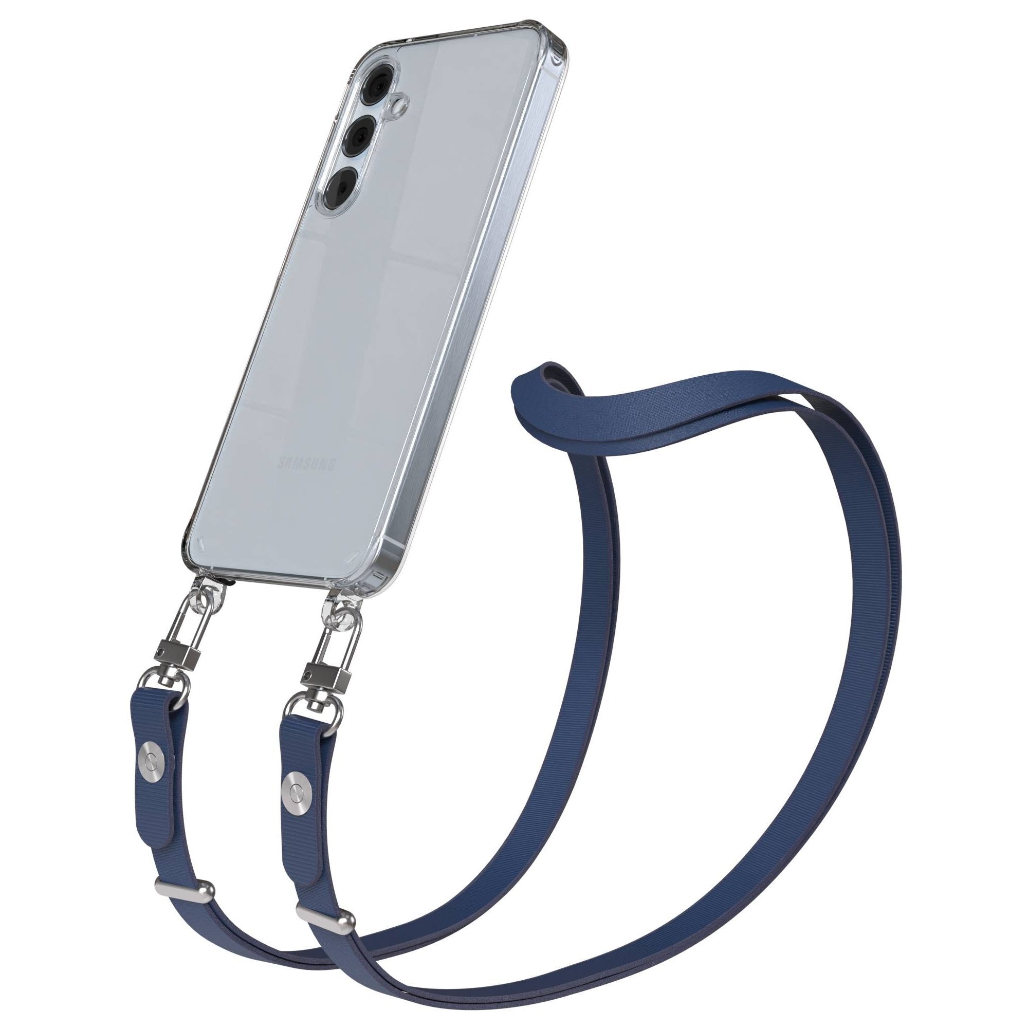 Samsung Galaxy A55 Schutzhülle mit magnetisch verstellbarem Crossbody-Umhängeband