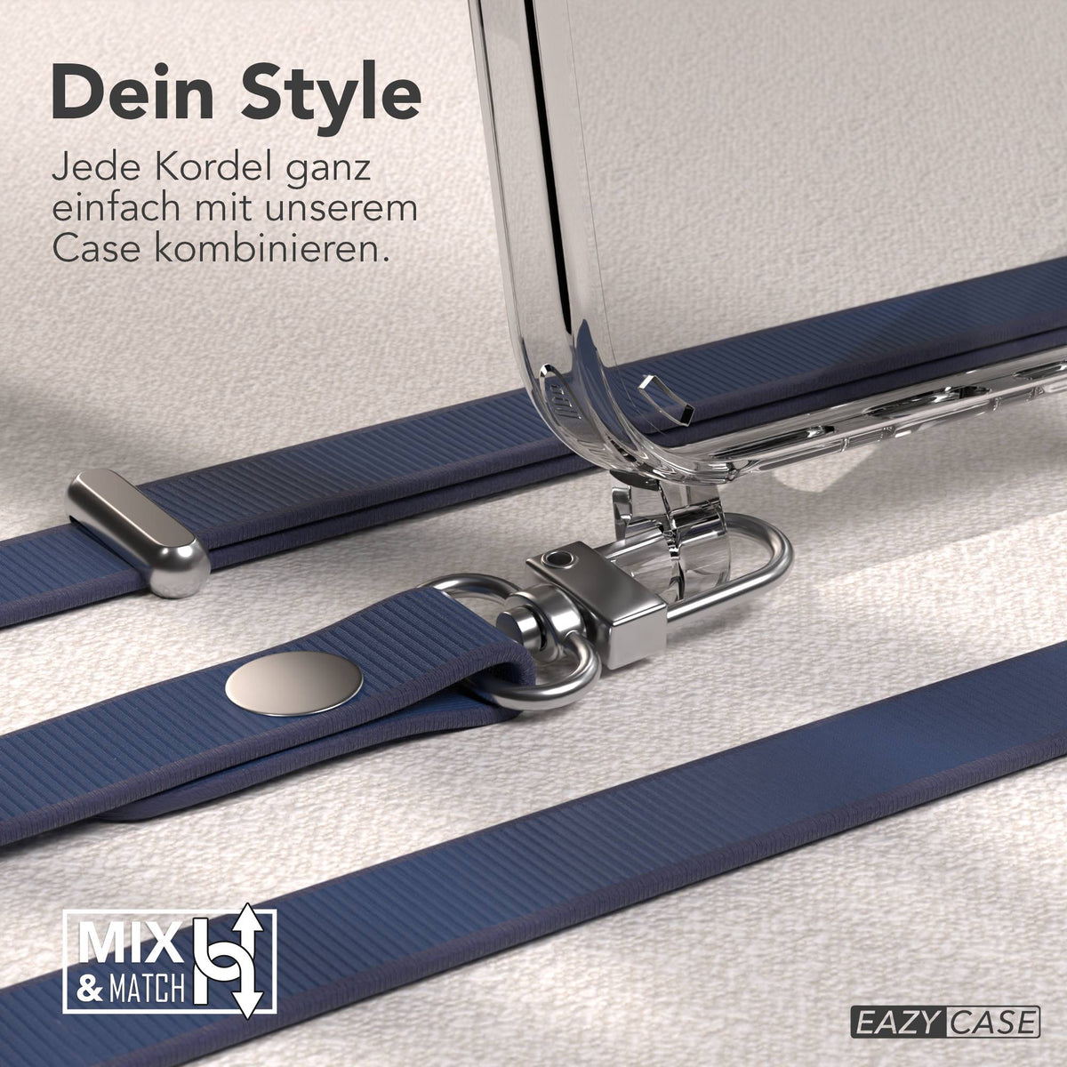 Apple iPhone 16 MagSafe Hülle mit magnetischer Crossbody Handykette Set #farbe_blau-magsafe-funktion-ohne-magsafe