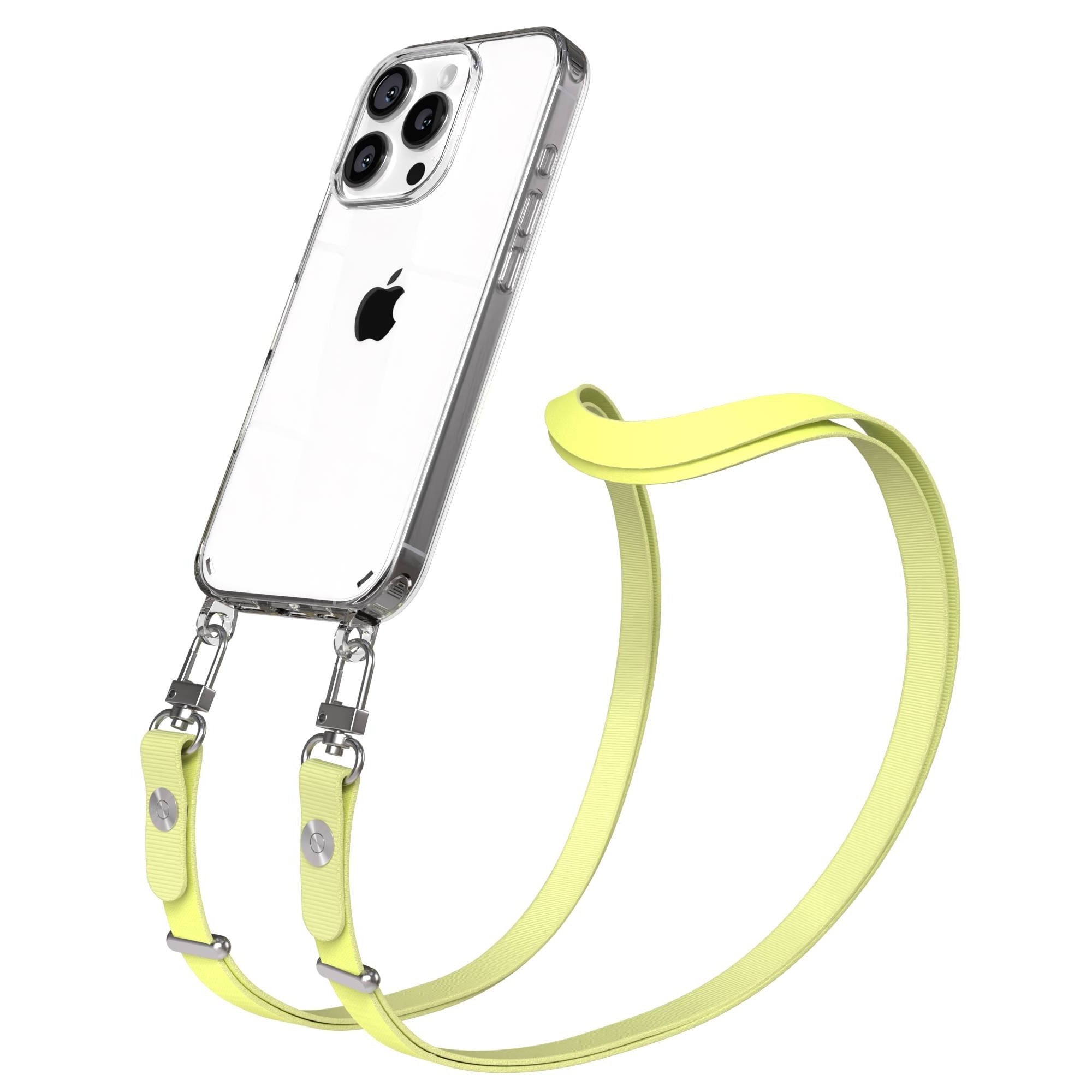 Apple iPhone 16 Pro MagSafe Hülle mit magnetischer Crossbody Handykette Set