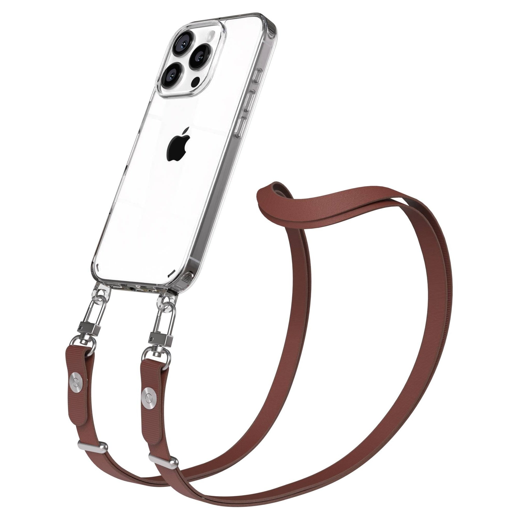 Apple iPhone 16 Pro MagSafe Hülle mit magnetischer Crossbody Handykette Set