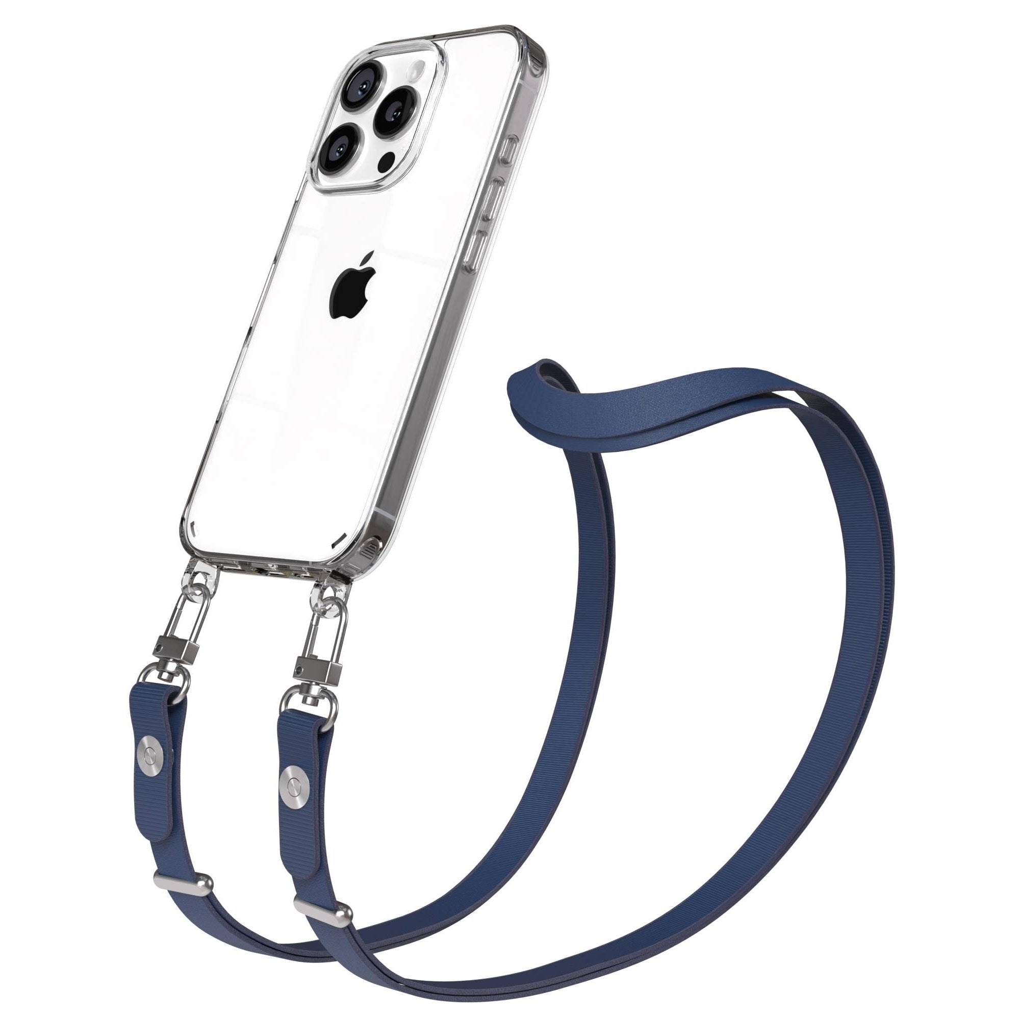 Apple iPhone 16 Pro MagSafe Hülle mit magnetischer Crossbody Handykette Set