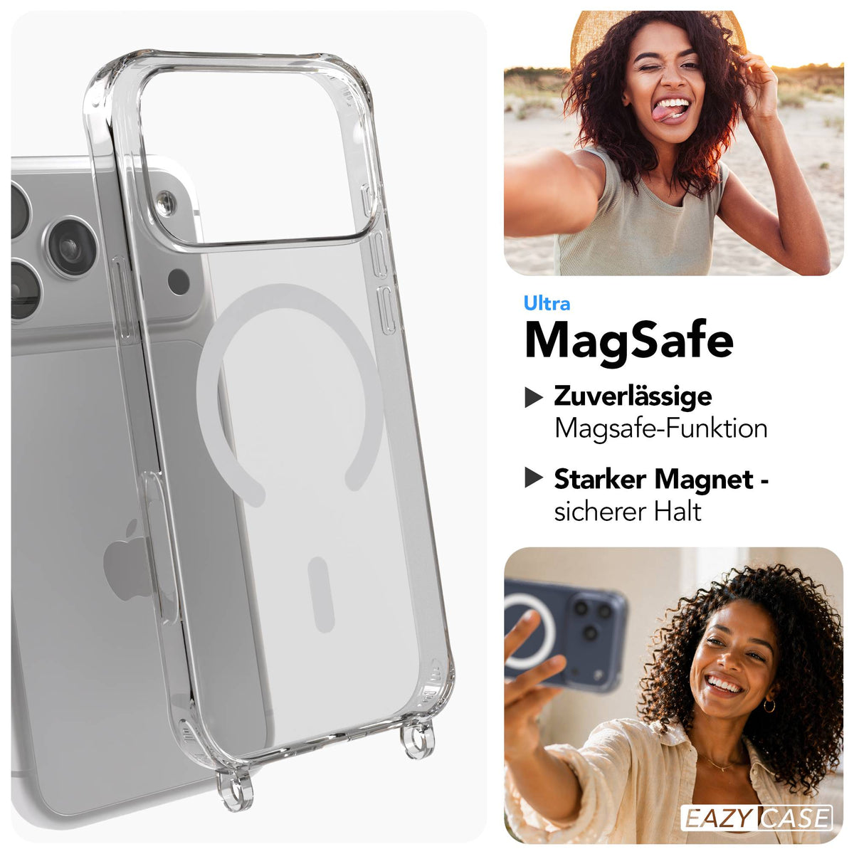 iPhone 17 Pro Max MagSafe Hülle + magnetisches Band