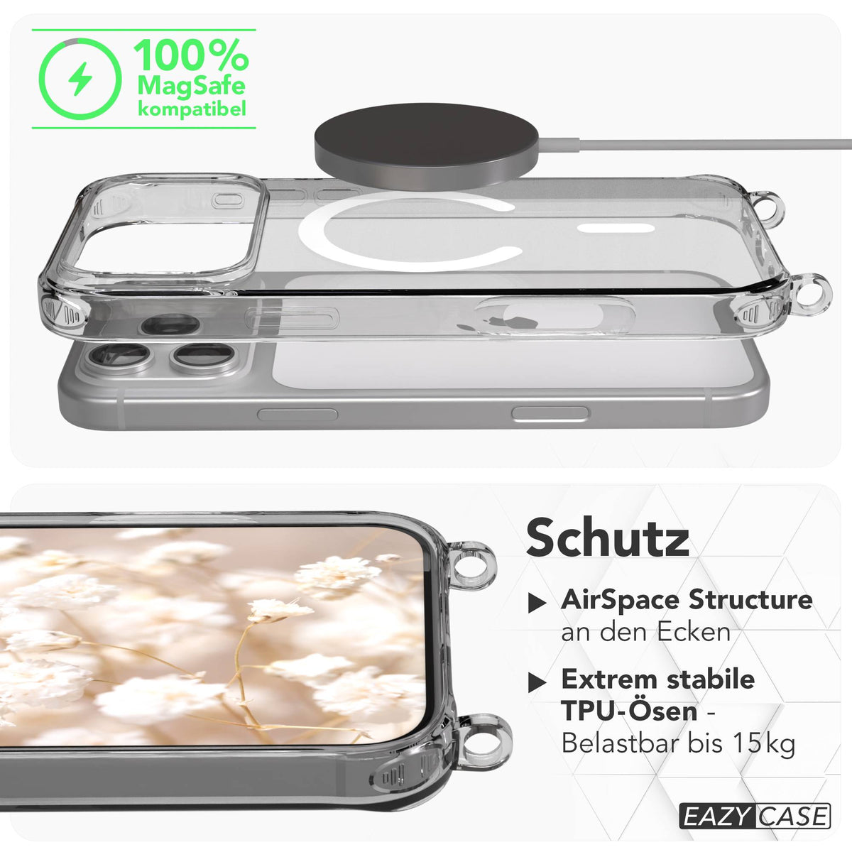 iPhone 17 Pro Max MagSafe Hülle + magnetisches Band