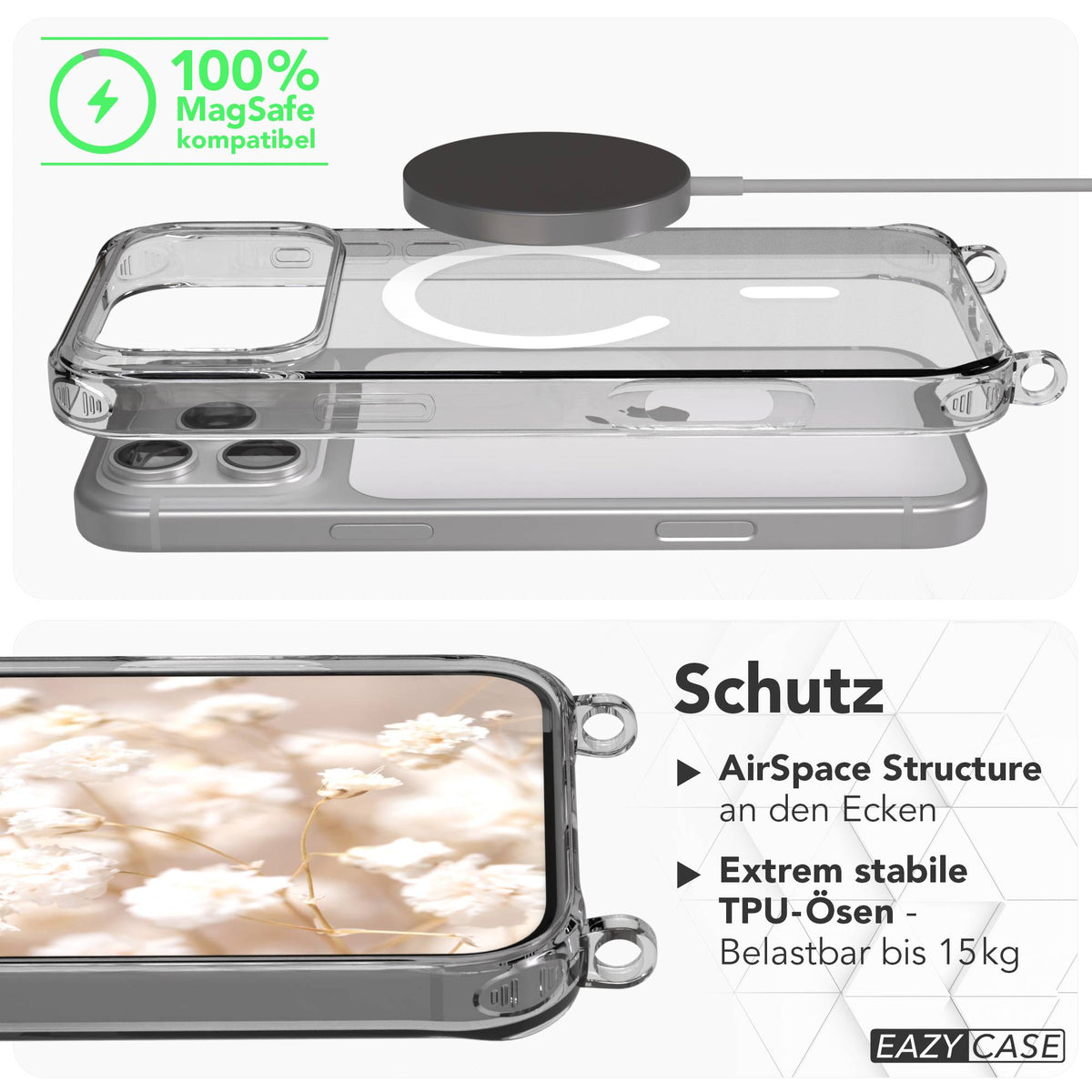 iPhone 17 Pro Max MagSafe Hülle + magnetisches Band