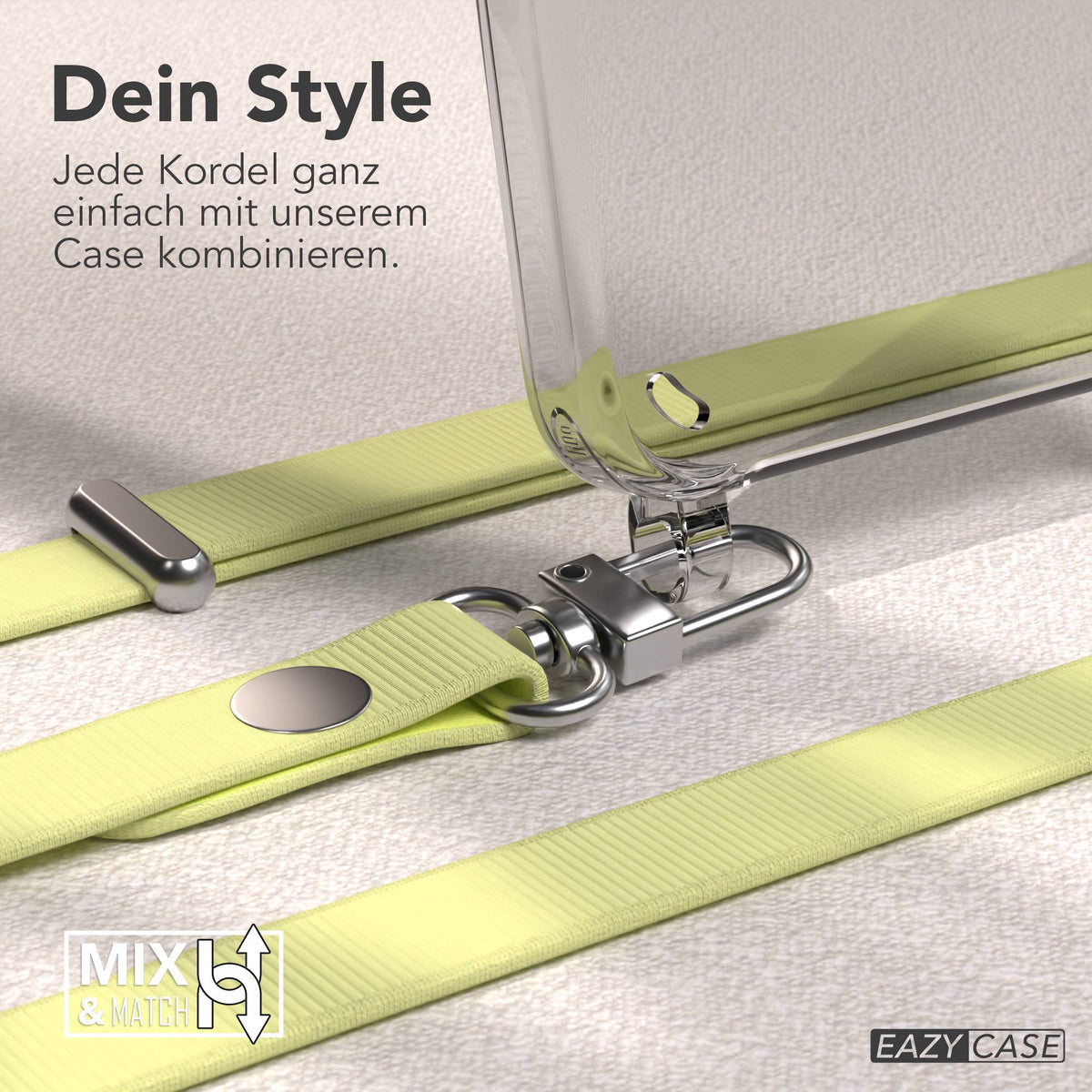 Samsung Galaxy S25 MagSafe Schutzhülle mit magnetischer Crossbody Handykette #farbe_gelb-magsafe-funktion-ohne-magsafe