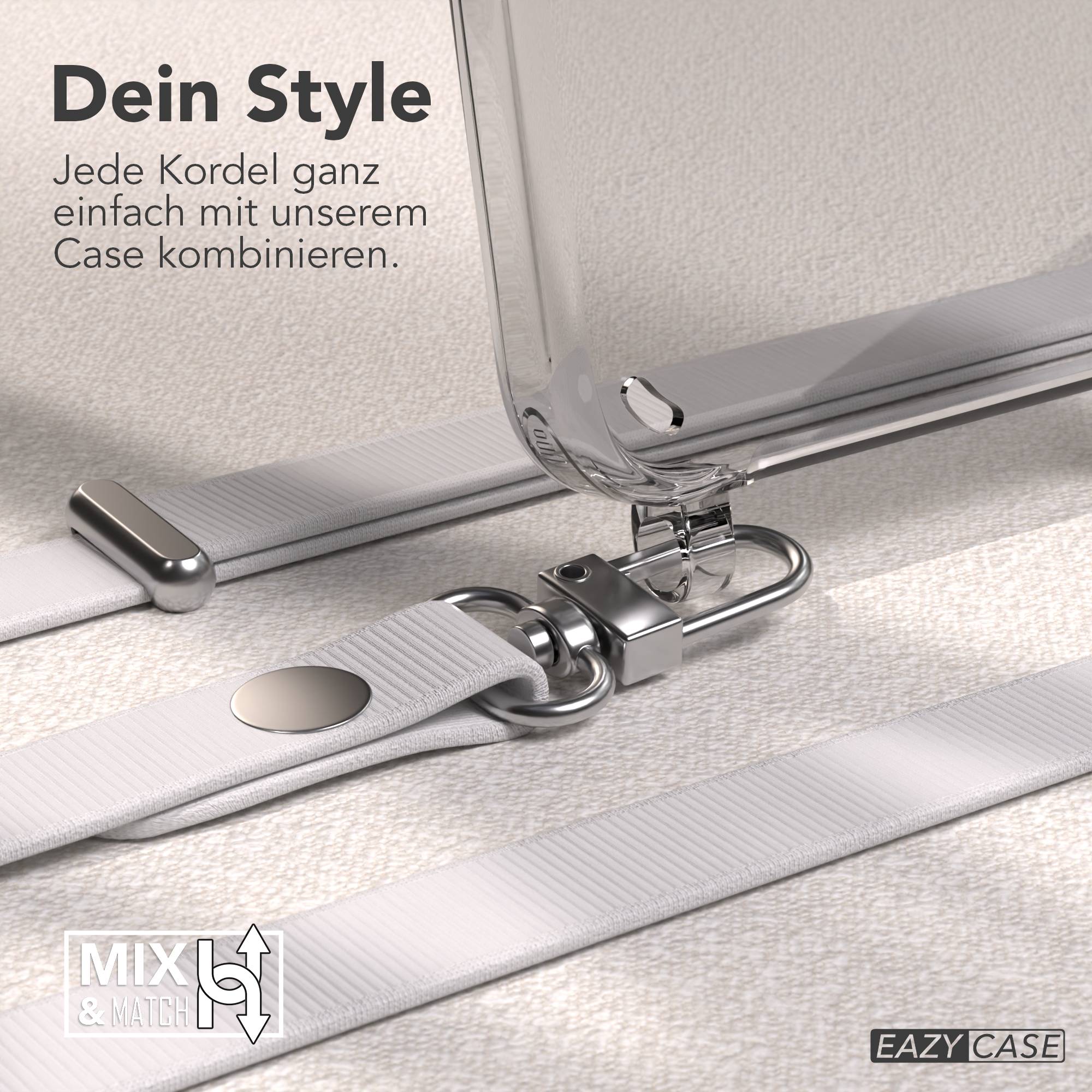 Samsung Galaxy S25 Plus MagSafe Hülle mit magnetischer Crossbody Handykette #farbe_grau-magsafe-funktion-mit-magsafe