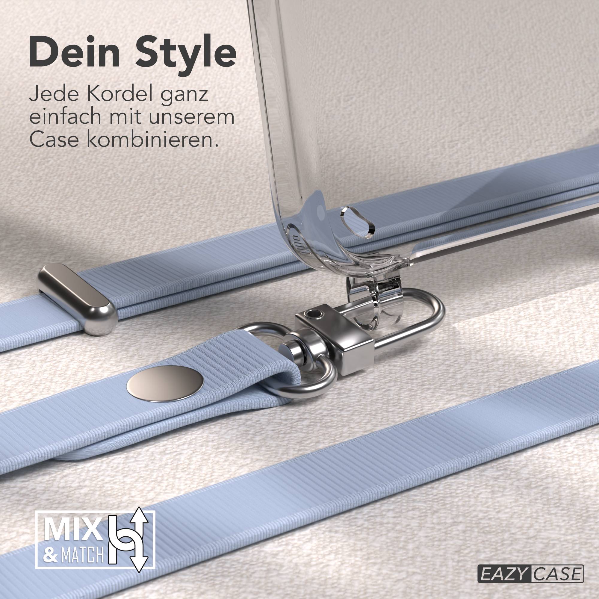 Samsung Galaxy S25 Plus MagSafe Hülle mit magnetischer Crossbody Handykette #farbe_hellblau-magsafe-funktion-mit-magsafe
