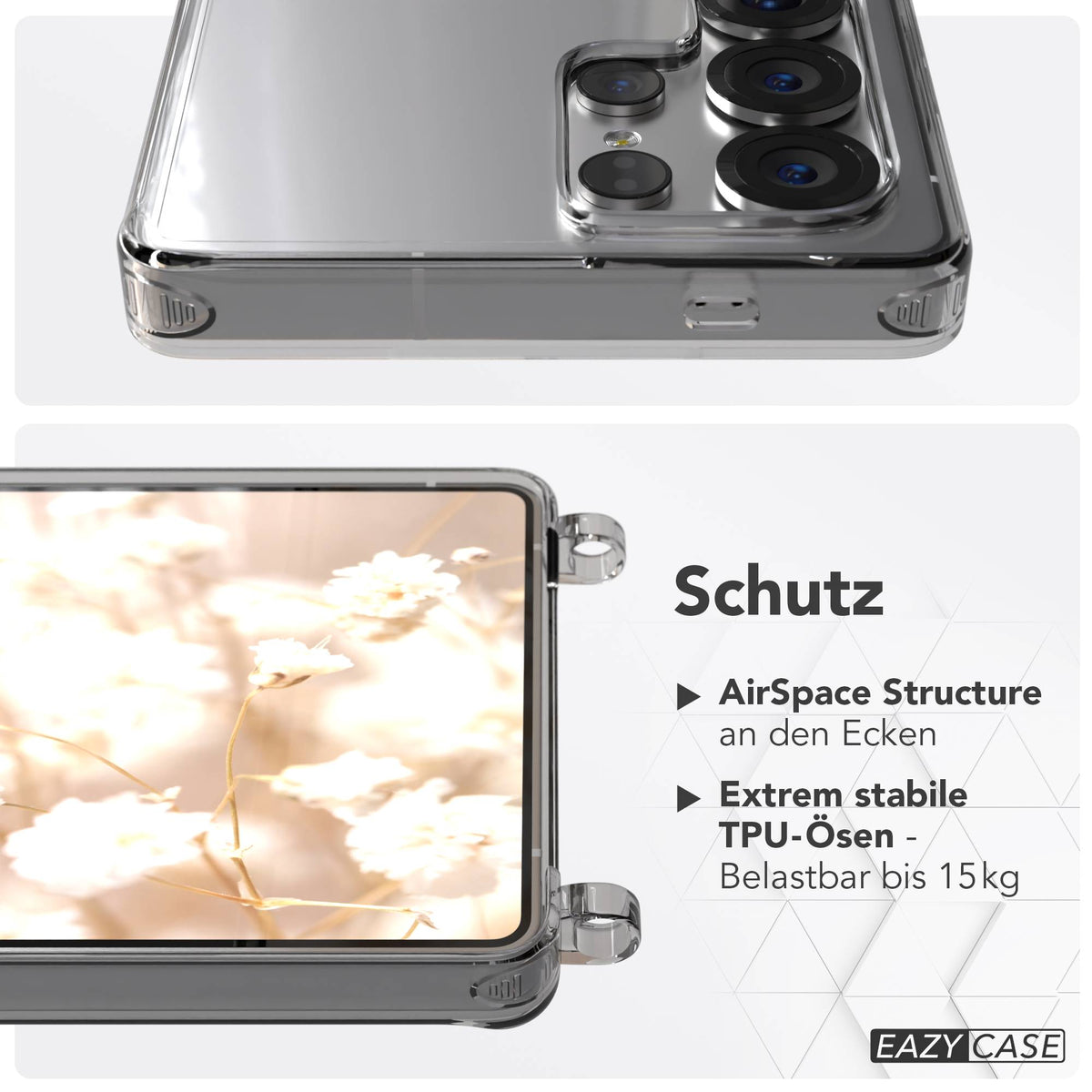 Samsung Galaxy S25 Ultra MagSafe Hülle mit magnetischer Crossbody Handykette #farbe_grun-magsafe-funktion-mit-magsafe