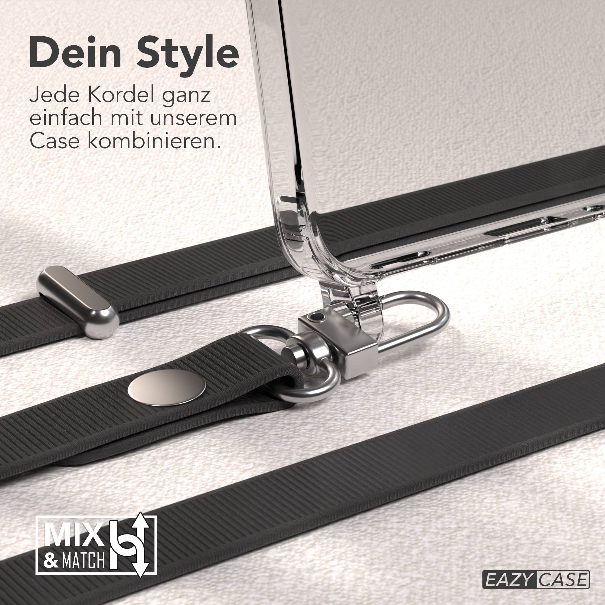 Samsung Galaxy A16 MagSafe Hülle mit magnetischer Crossbody Handykette im Set #farbe_schwarz-magsafe-funktion-ohne-magsafe