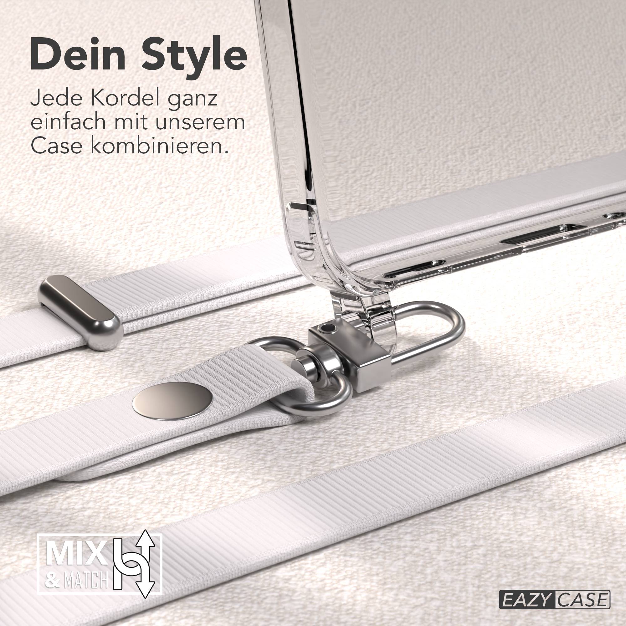 Samsung Galaxy A16 MagSafe Hülle mit magnetischer Crossbody Handykette im Set #farbe_grau-magsafe-funktion-ohne-magsafe