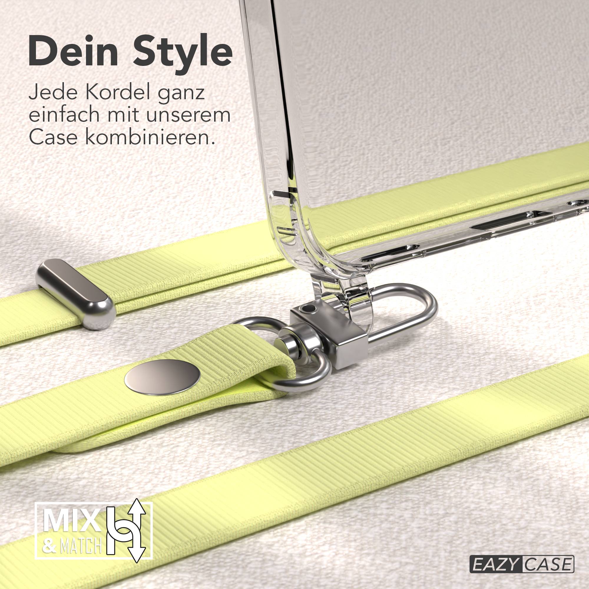 Samsung Galaxy A16 MagSafe Hülle mit magnetischer Crossbody Handykette im Set #farbe_gelb-magsafe-funktion-ohne-magsafe