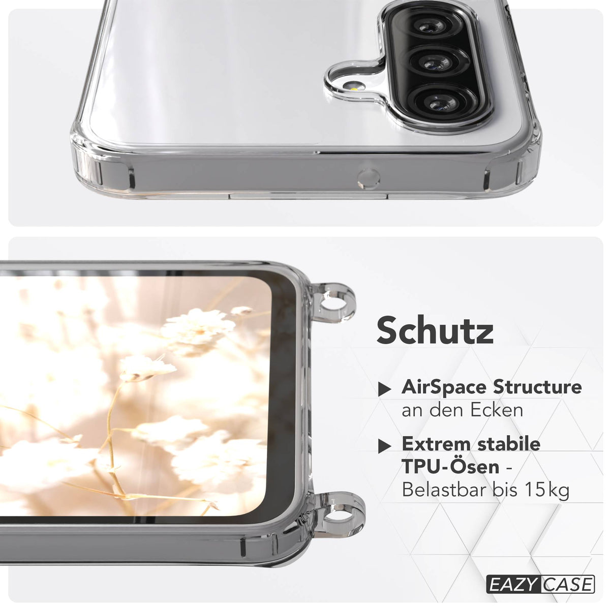 Samsung Galaxy A26 MagSafe Hülle mit magnetischem Crossbody-Umhängegurt Set #farbe_grun-magsafe-funktion-mit-magsafe