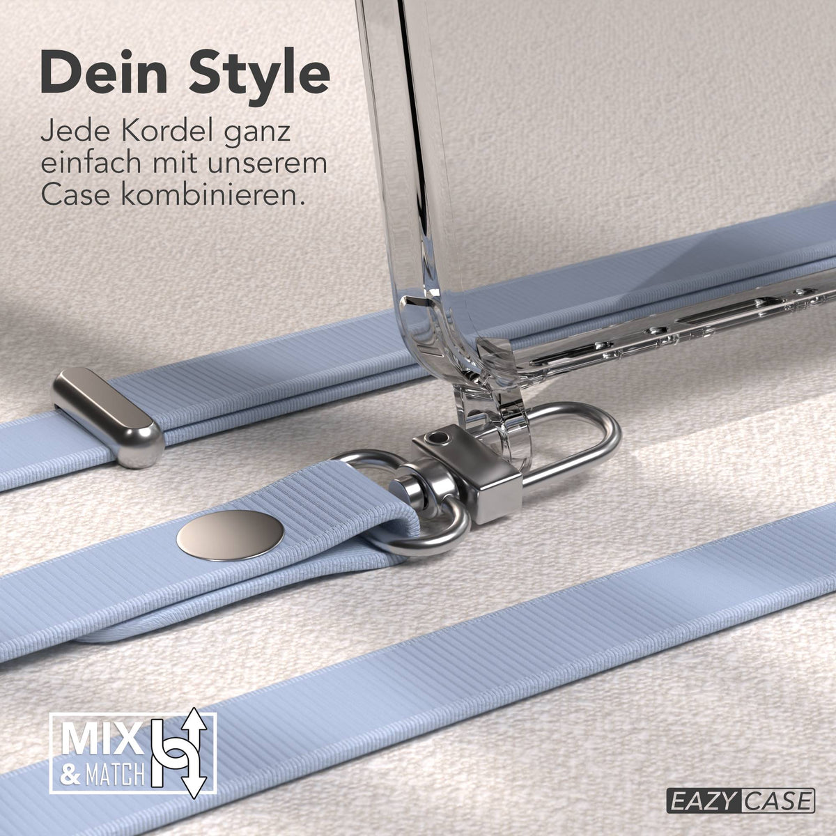 Samsung Galaxy A36 MagSafe Hülle mit magnetischer Crossbody Handykette #farbe_hellblau-magsafe-funktion-ohne-magsafe