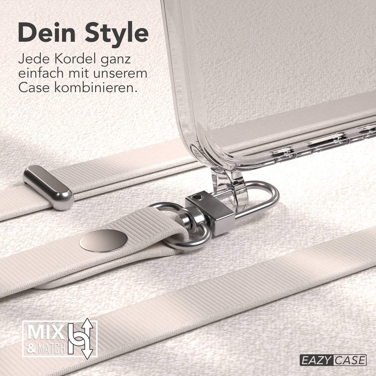 iPhone Air MagSafe Hülle mit magnetischem Crossbody-Umhängeband als Set #farbe_taupe-magsafe-funktion-ohne-magsafe